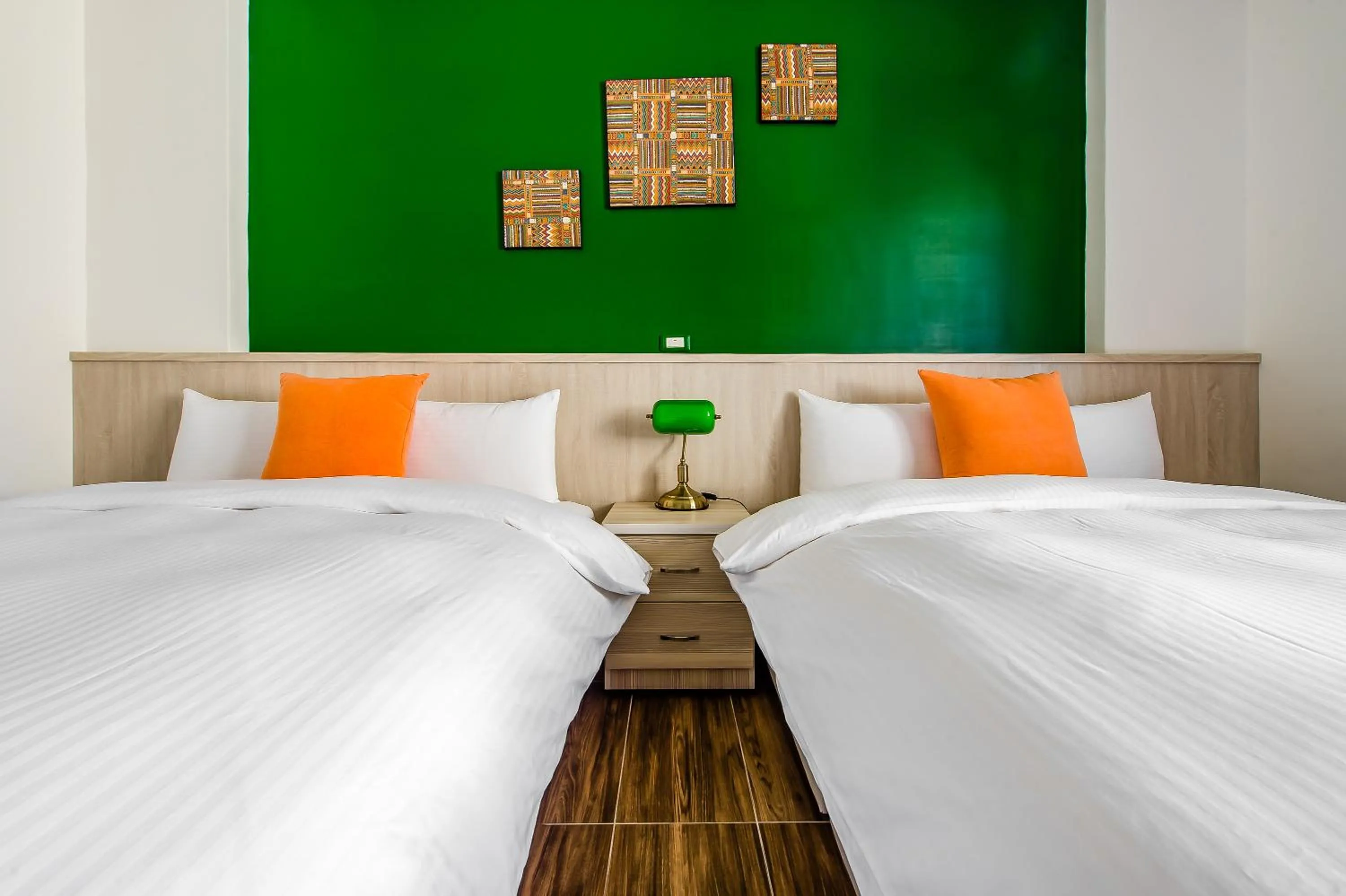 Photo of the whole room, Bed in Millet's House