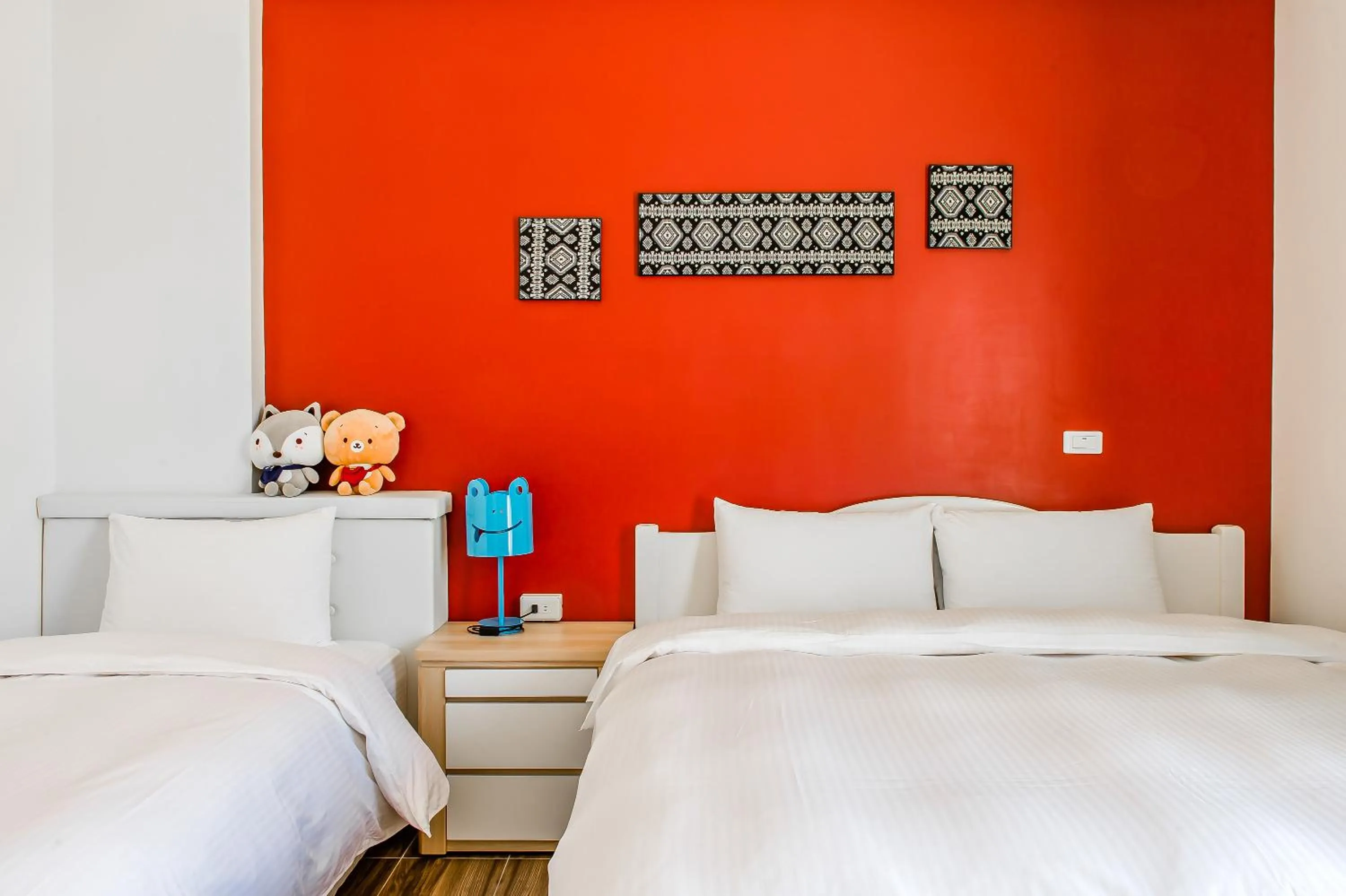 Photo of the whole room, Bed in Millet's House