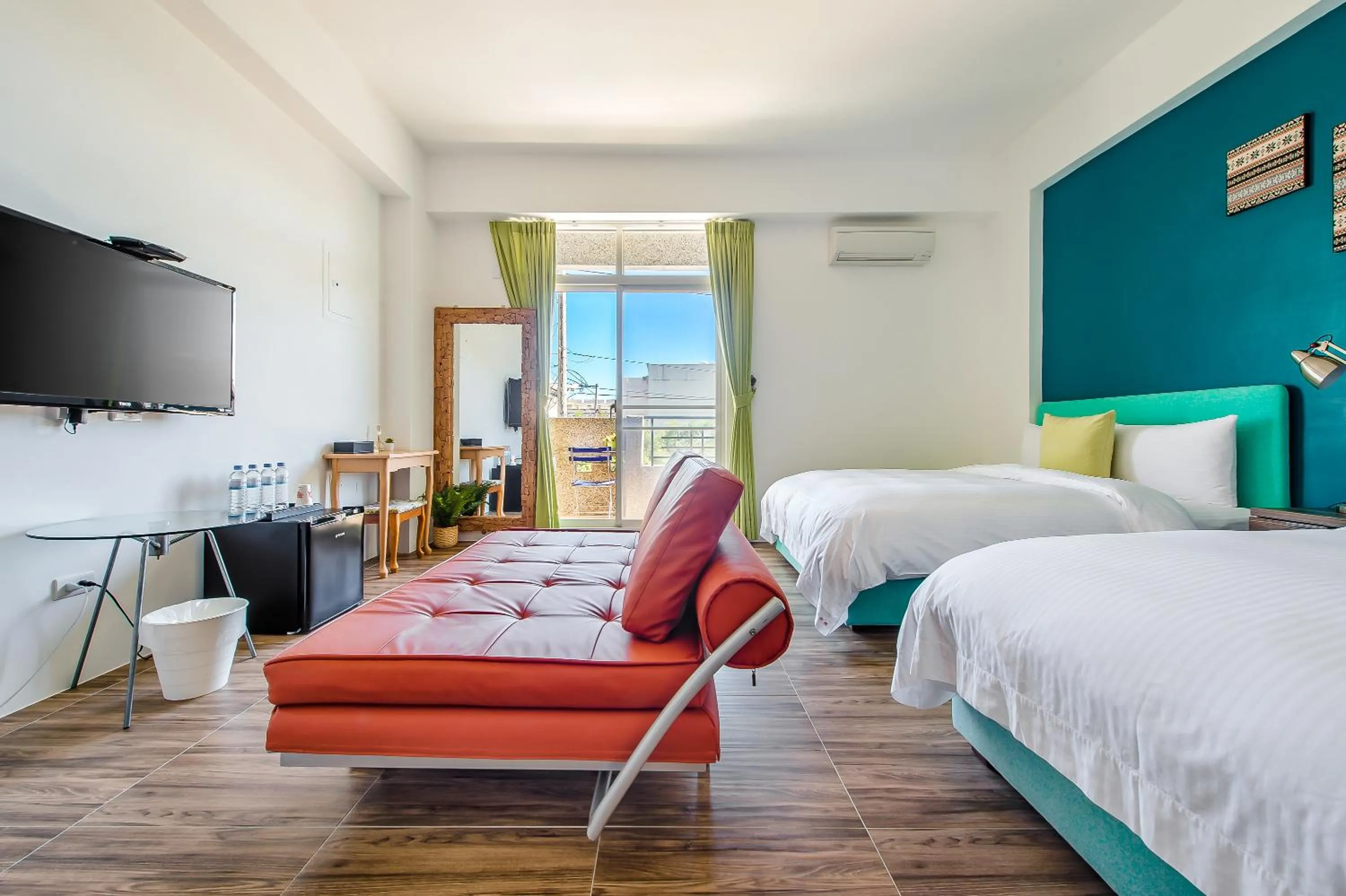 Photo of the whole room, Bed in Millet's House