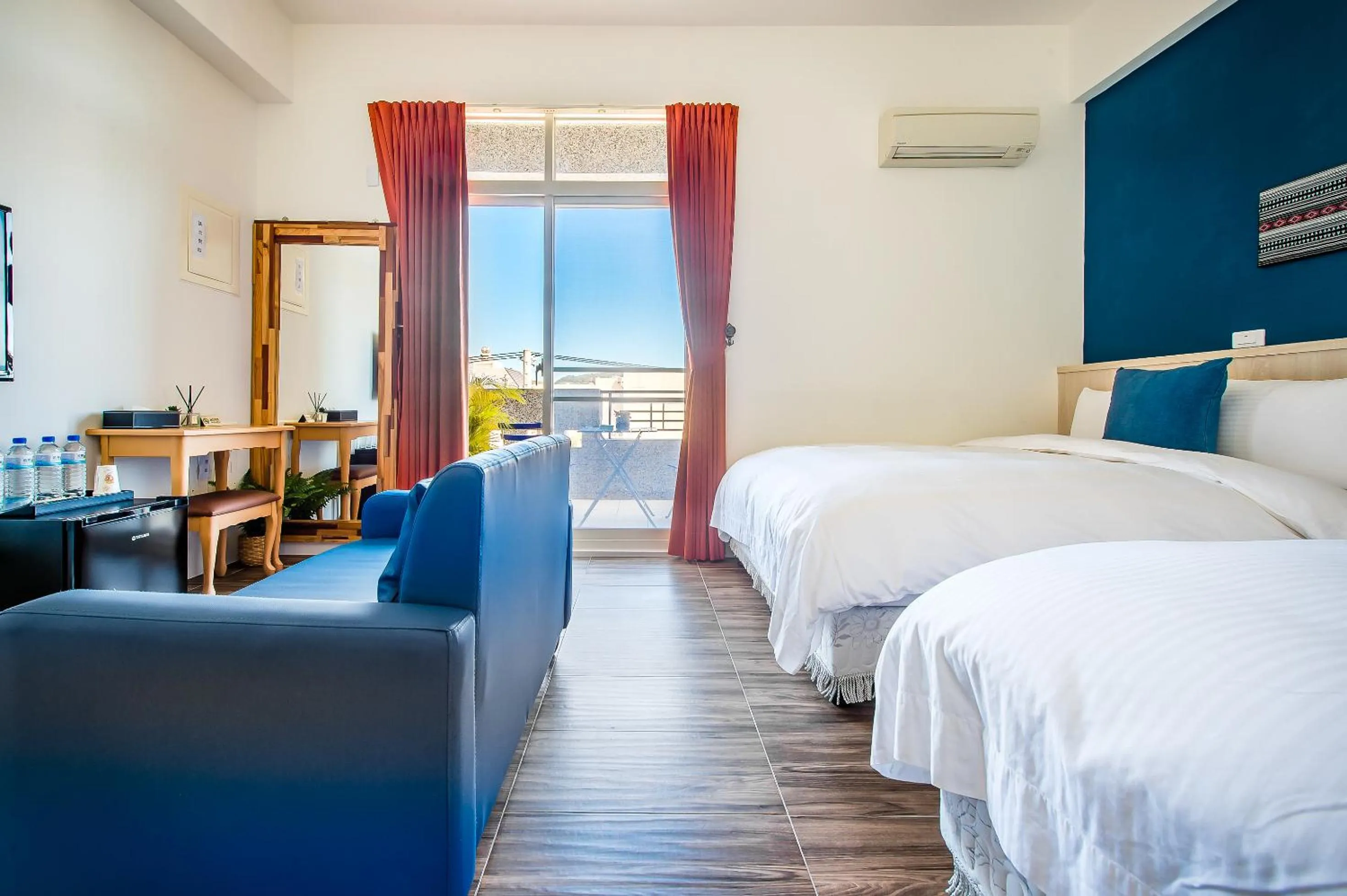 Photo of the whole room, Bed in Millet's House