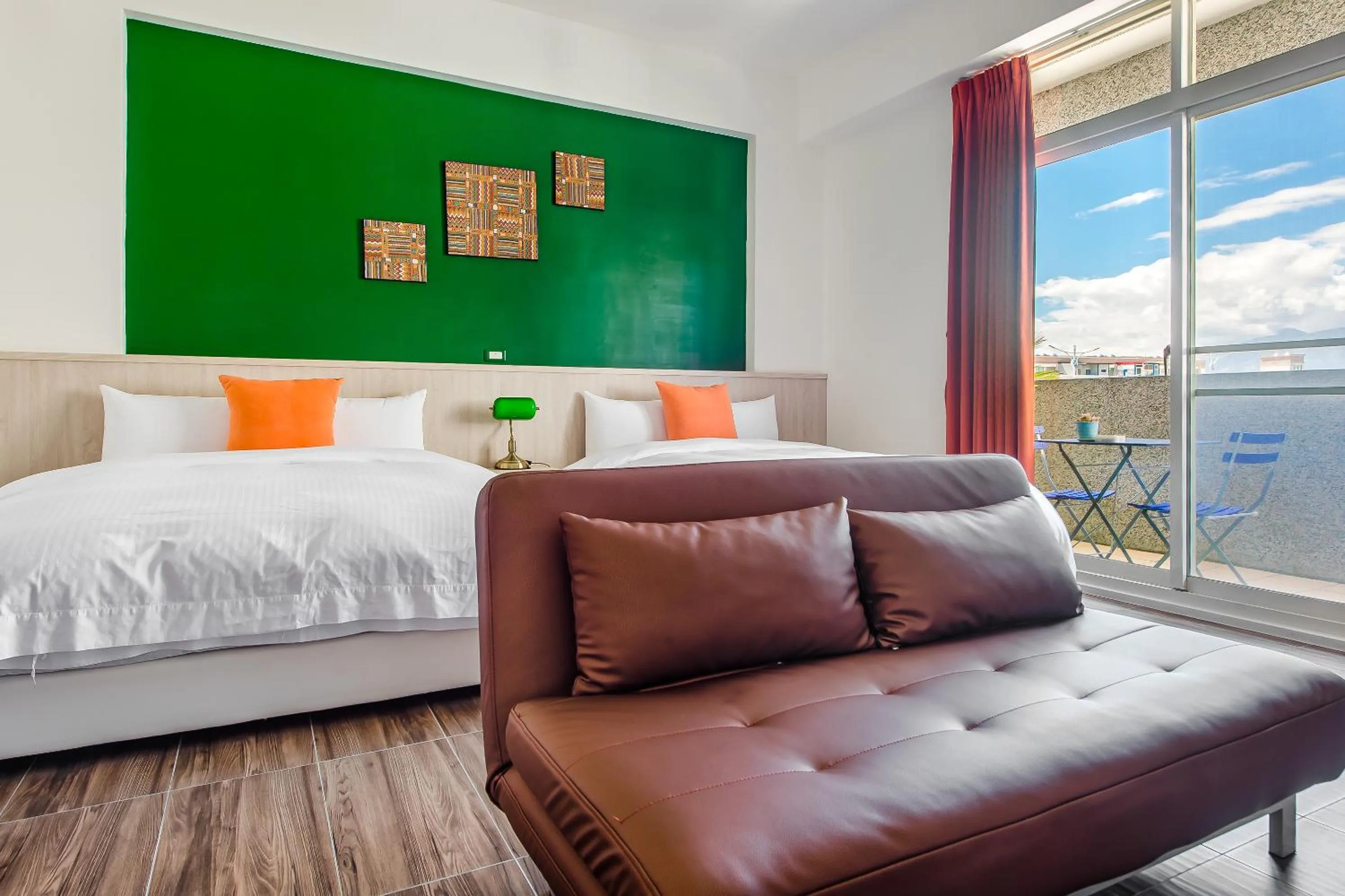 Photo of the whole room, Bed in Millet's House