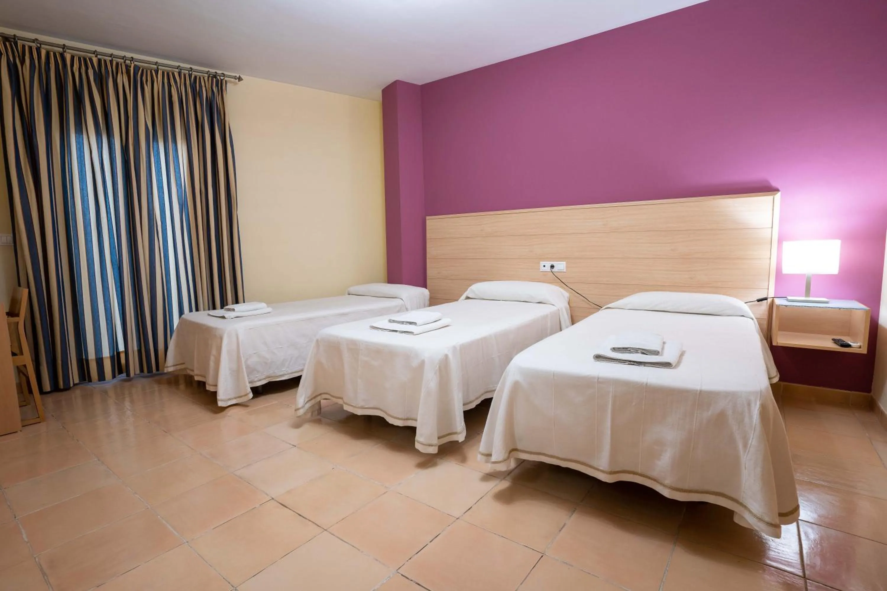 Bed in Hotel Sierra de Huesa