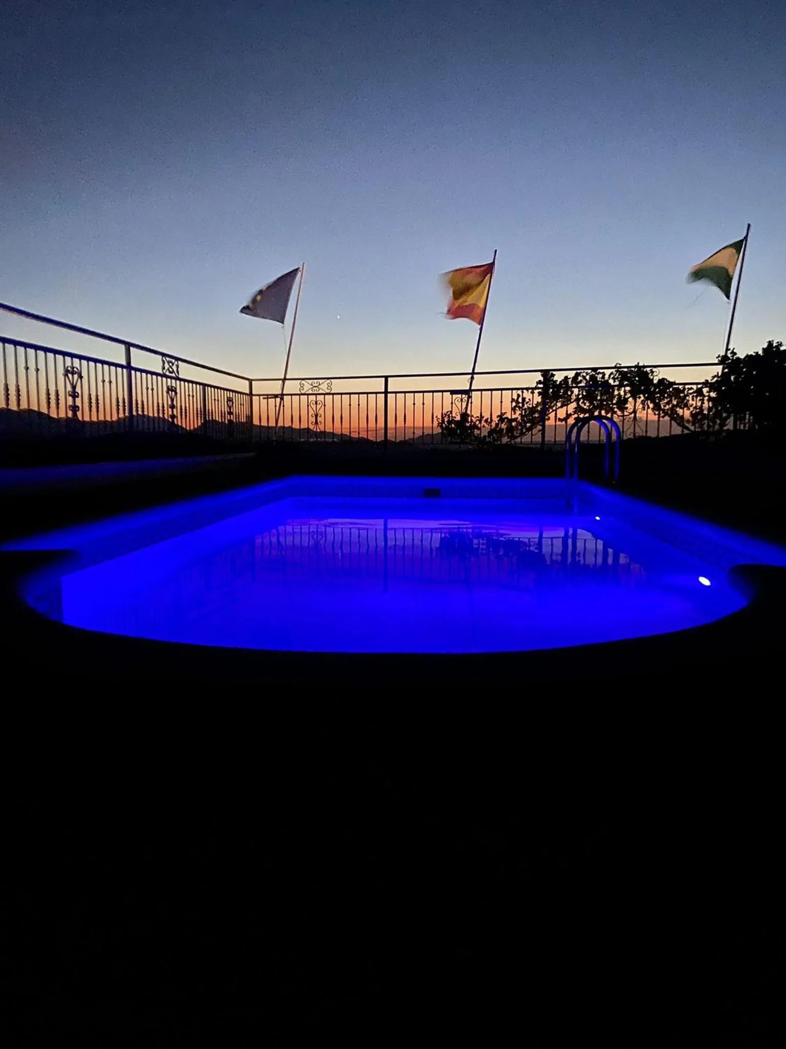 Swimming pool in Hotel Sierra de Huesa