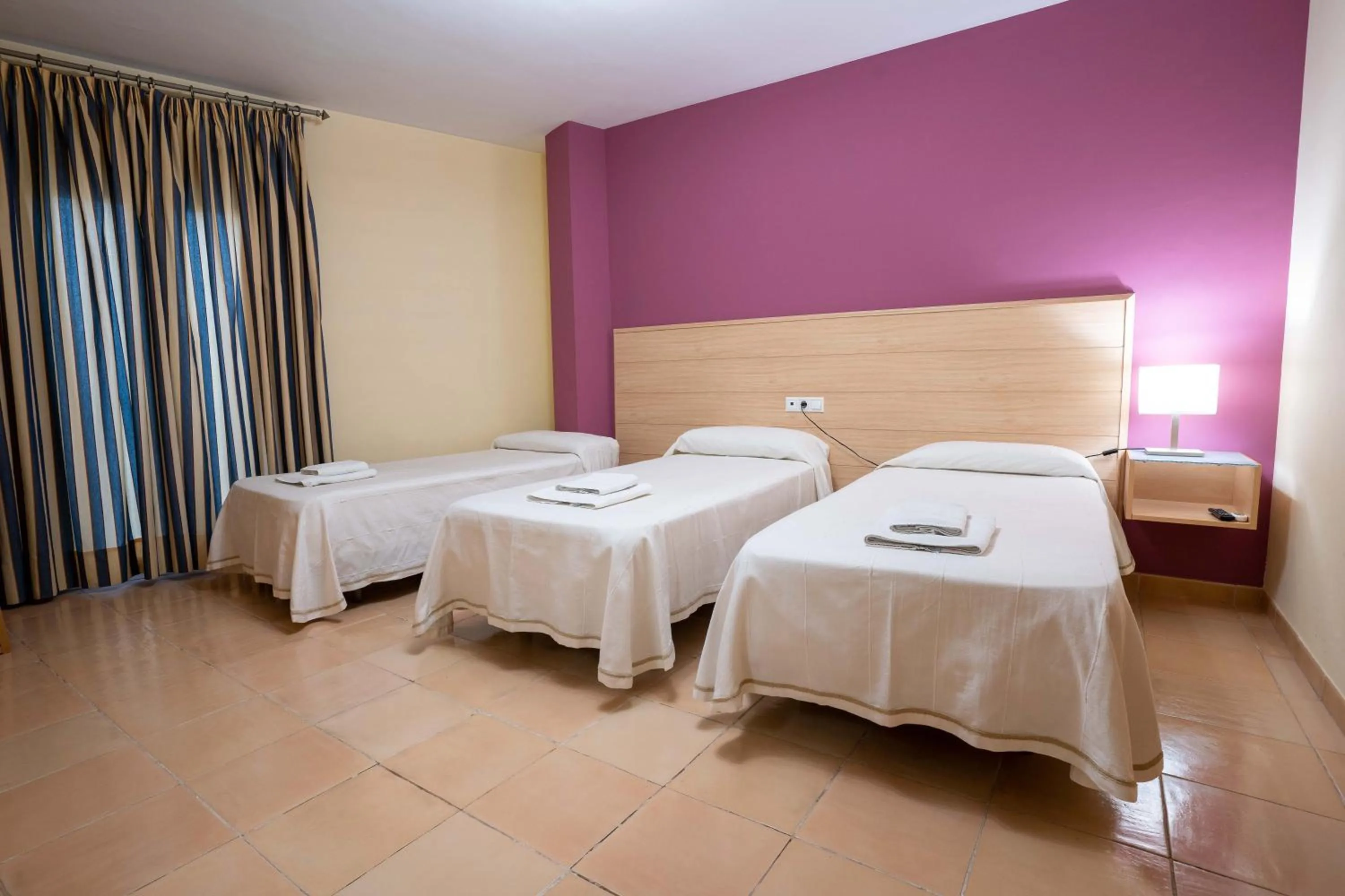 Bed in Hotel Sierra de Huesa