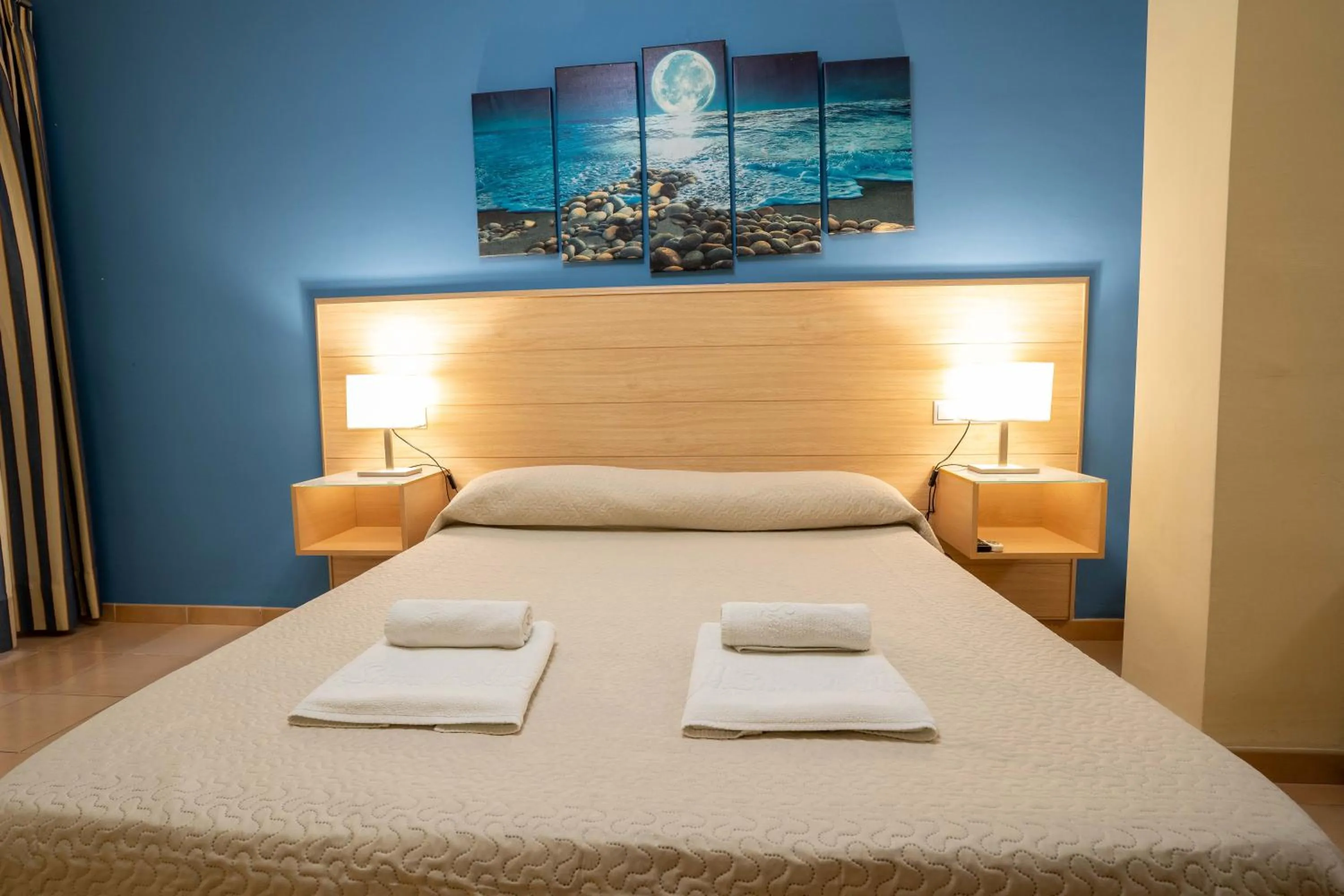 Bed in Hotel Sierra de Huesa