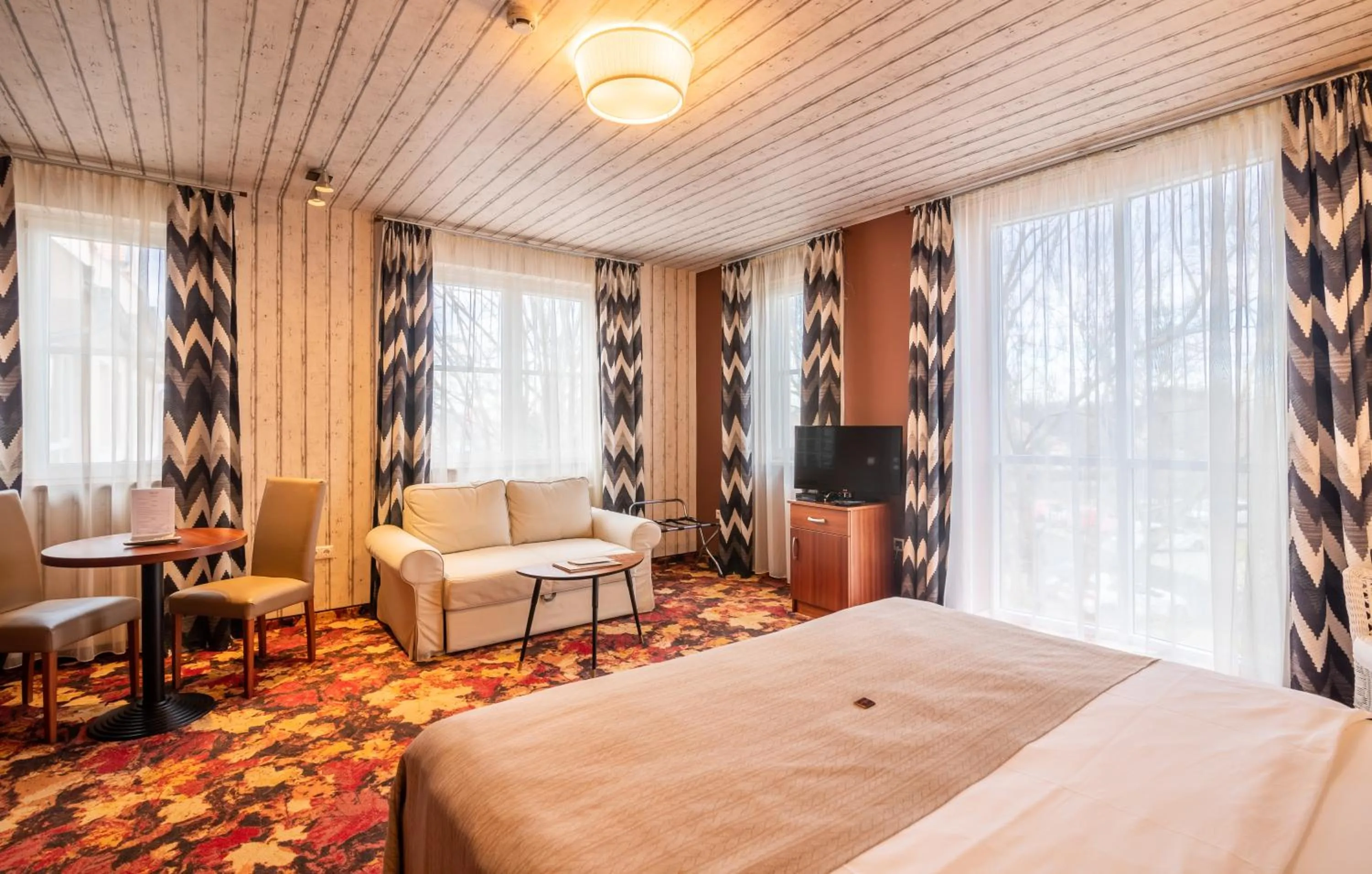 Bed in Hotel Lajta Park