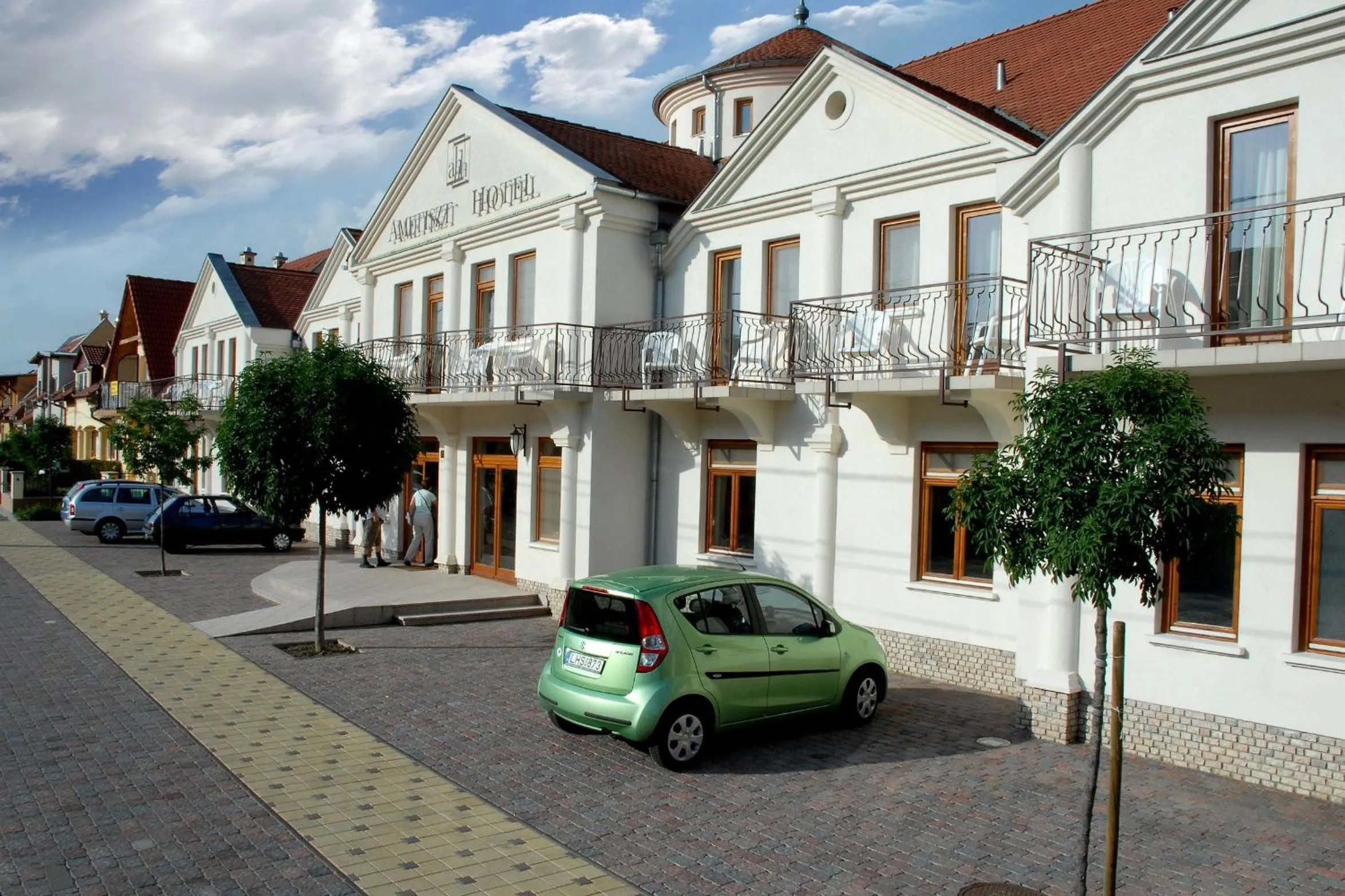 Facade/entrance in Ametiszt Hotel Harkány