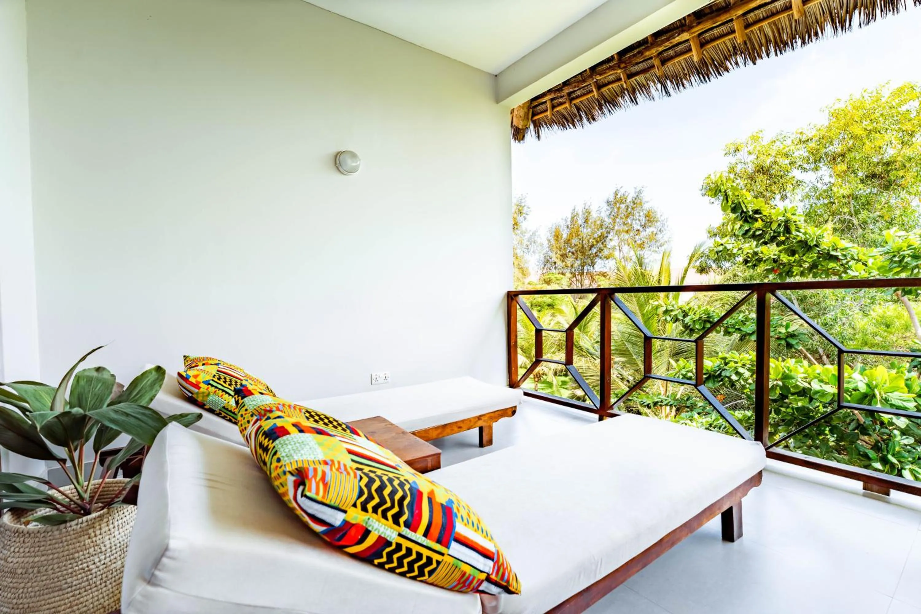 View (from property/room), Bed in Zanzibella Hotel & SPA