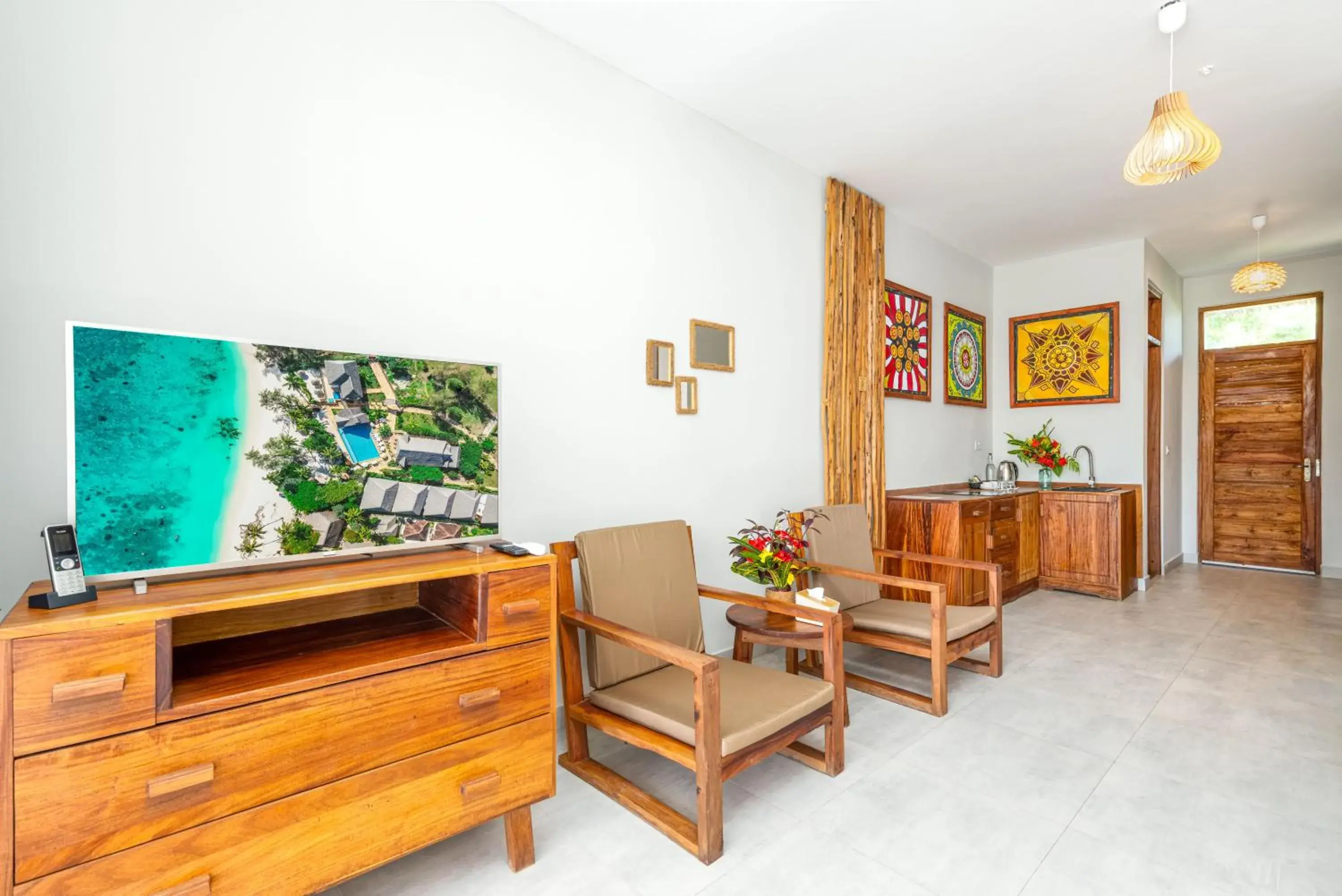 Deluxe Double Room with Balcony - single occupancy in Zanzibella Hotel & SPA Deluxe Double Room with Balcony - single occupancy in Zanzibella Hotel & SPA