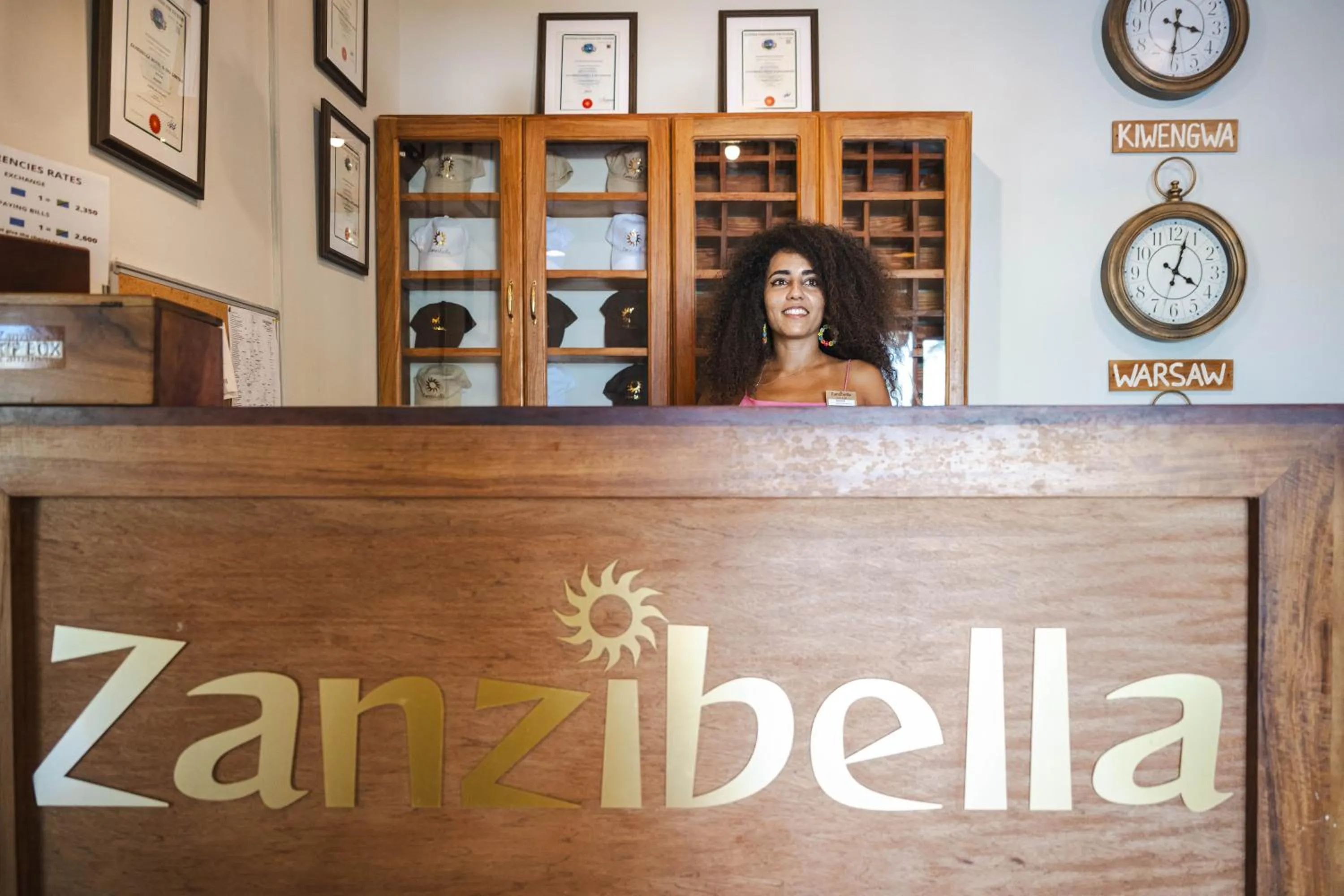 Lobby or reception in Zanzibella Hotel & SPA