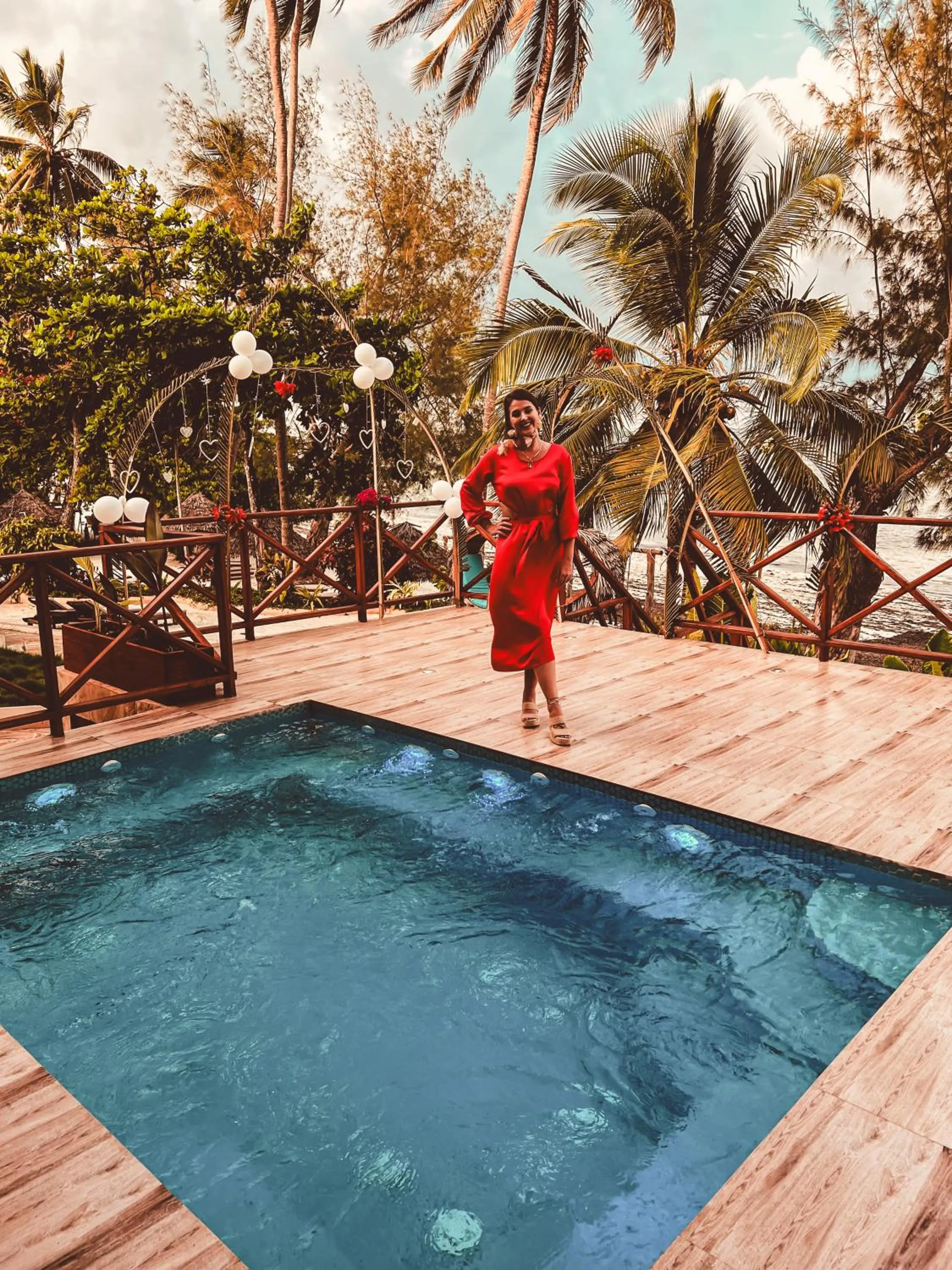 Hot Tub in Zanzibella Hotel & SPA