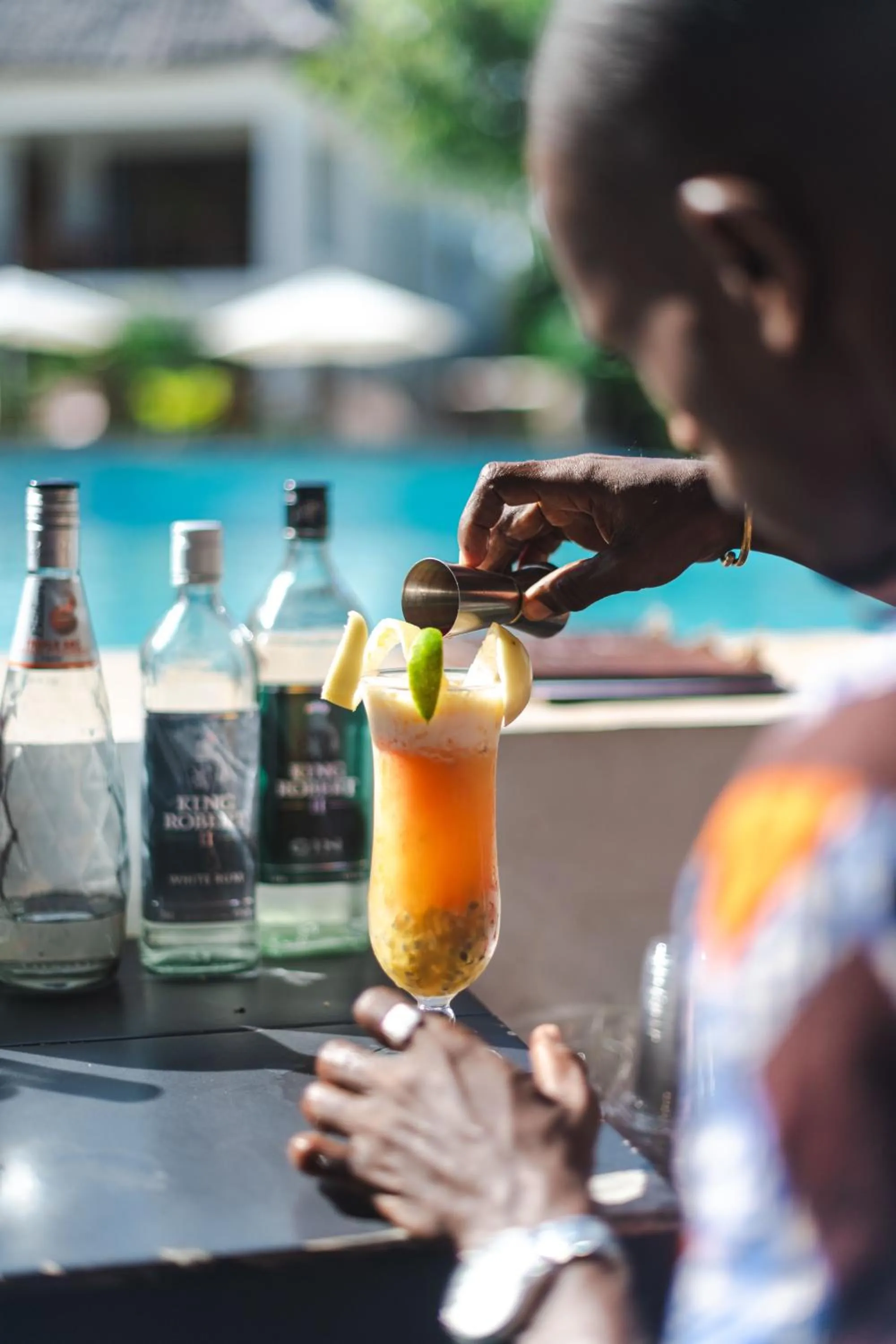 Swimming pool in Zanzibella Hotel & SPA