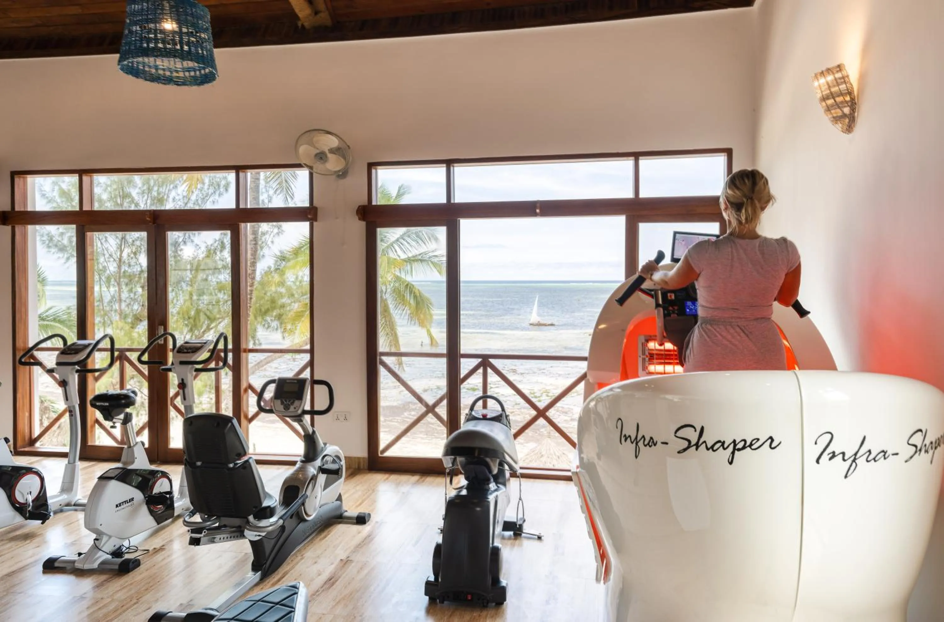 Fitness centre/facilities in Zanzibella Hotel & SPA