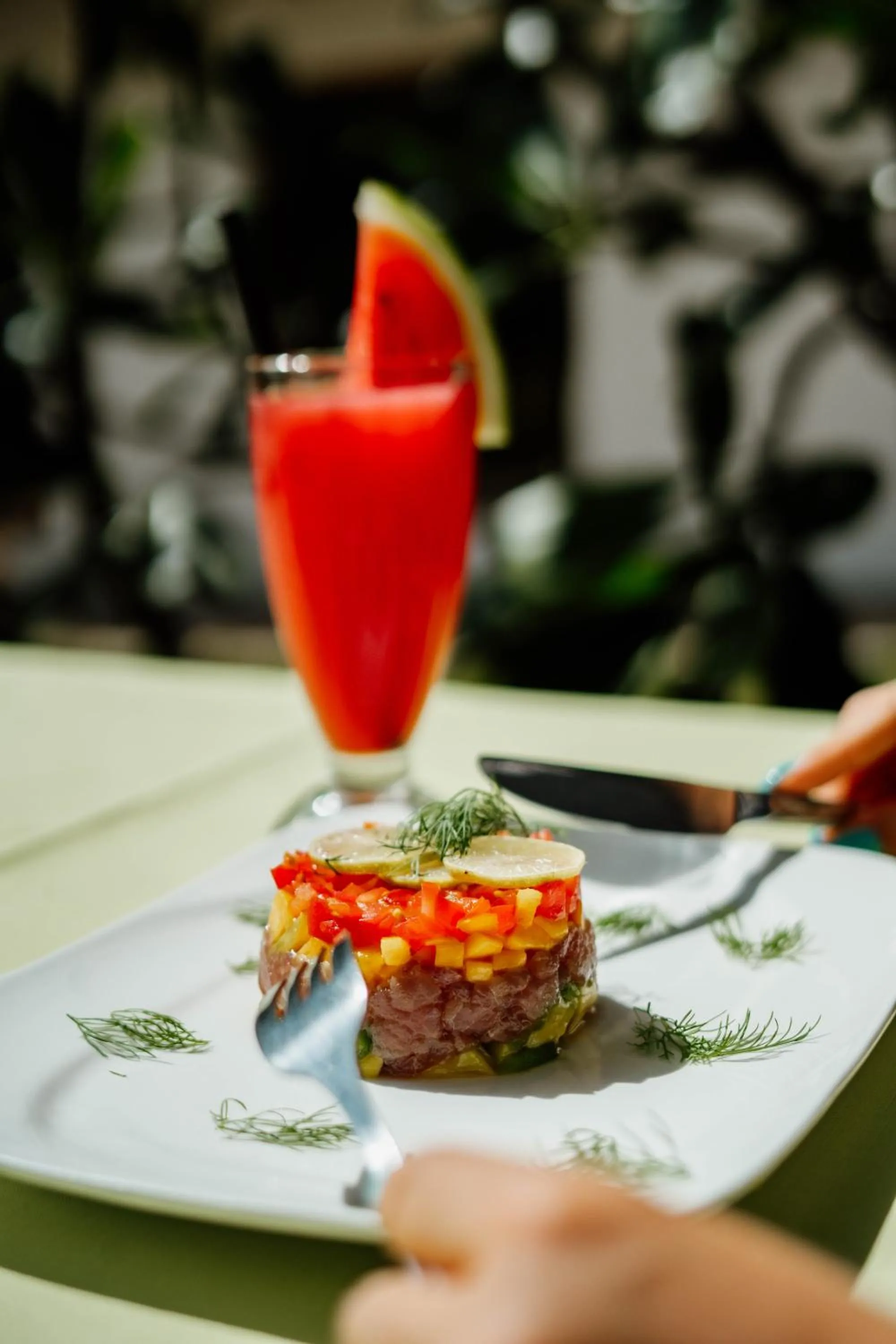 Food and drinks in Zanzibella Hotel & SPA