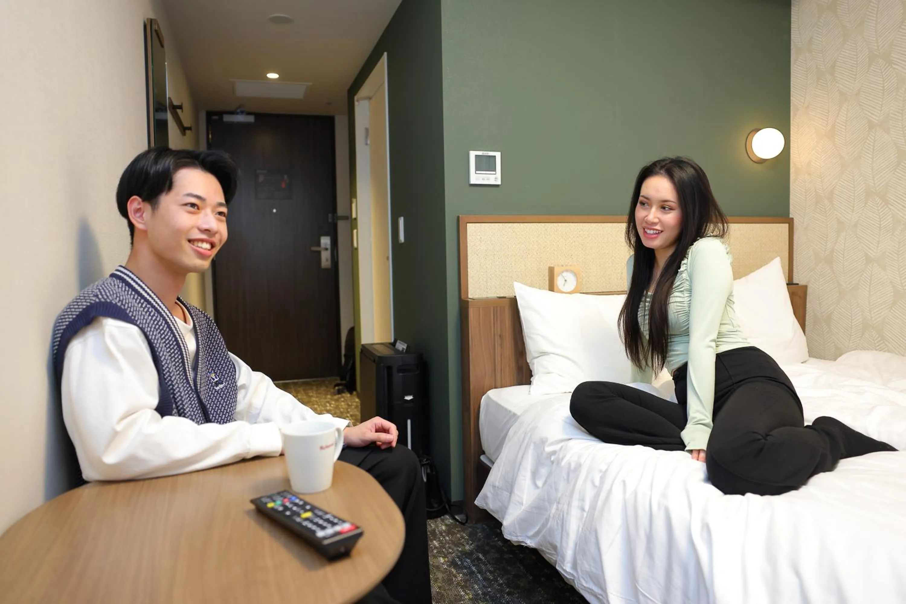 People, Bed in Keisei Richmond Hotel Tokyo Kinshicho