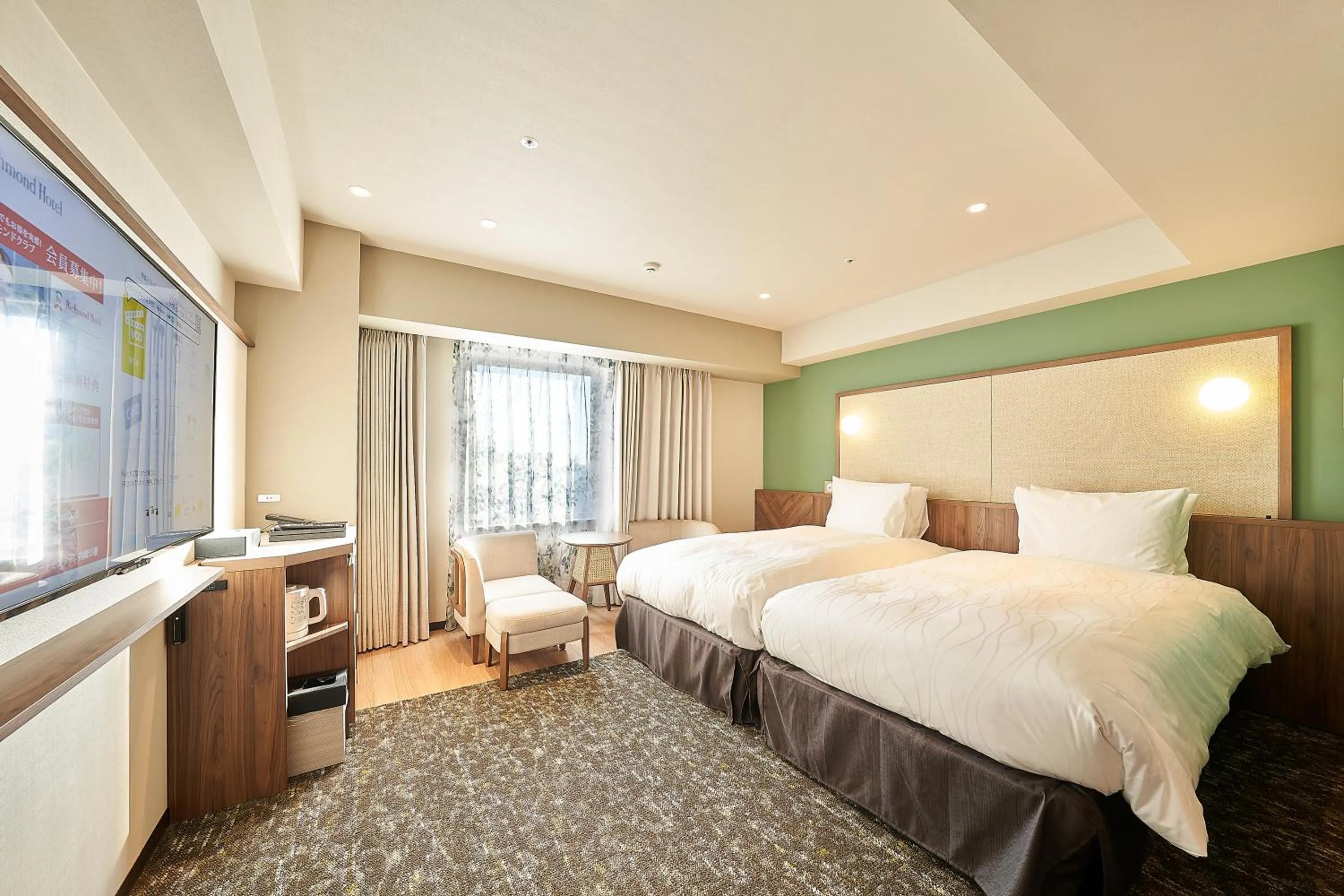 Photo of the whole room, Bed in Keisei Richmond Hotel Tokyo Kinshicho