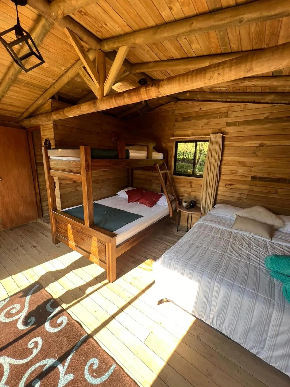 Bed in Cardinal Glamping