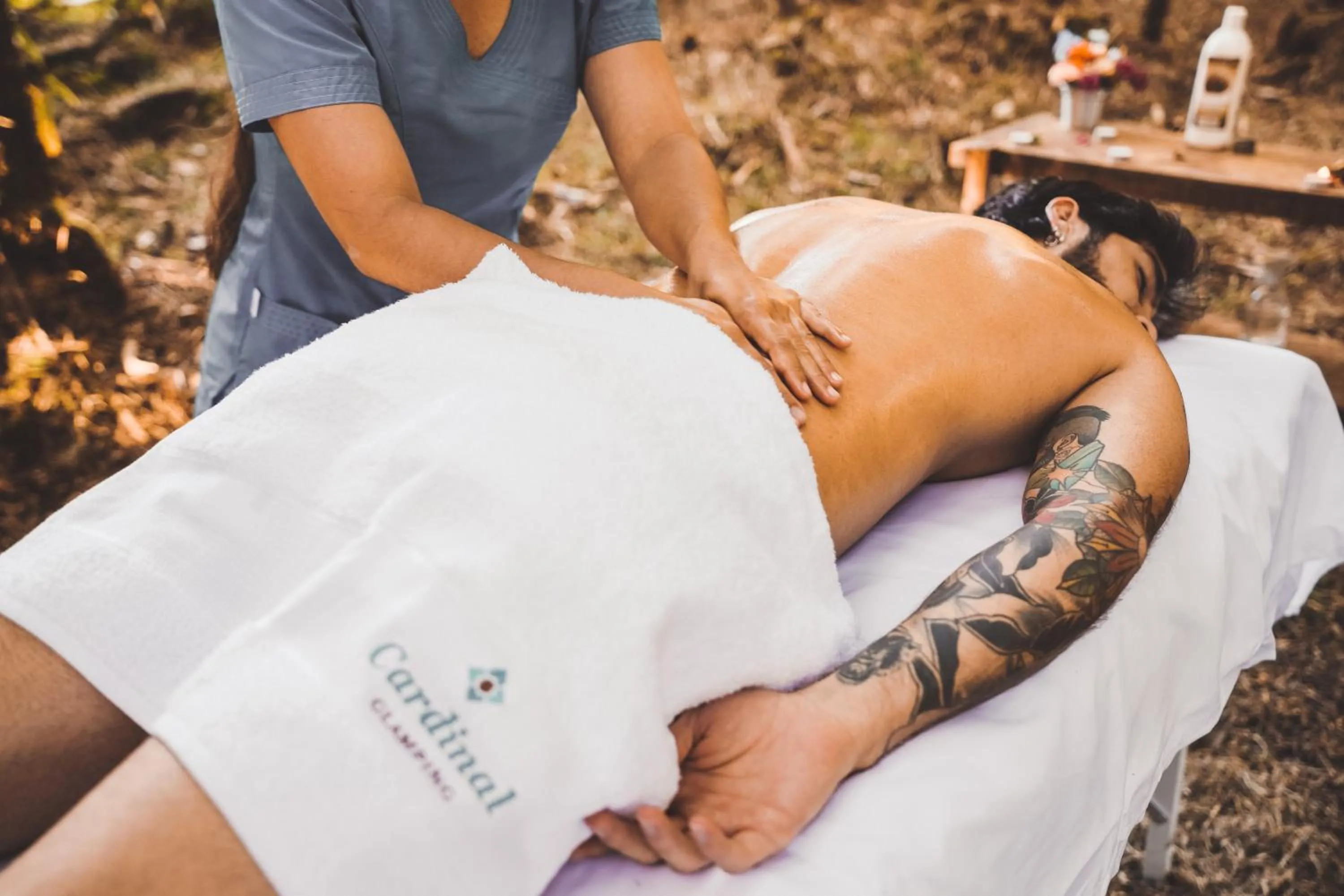 People in Cardinal Glamping