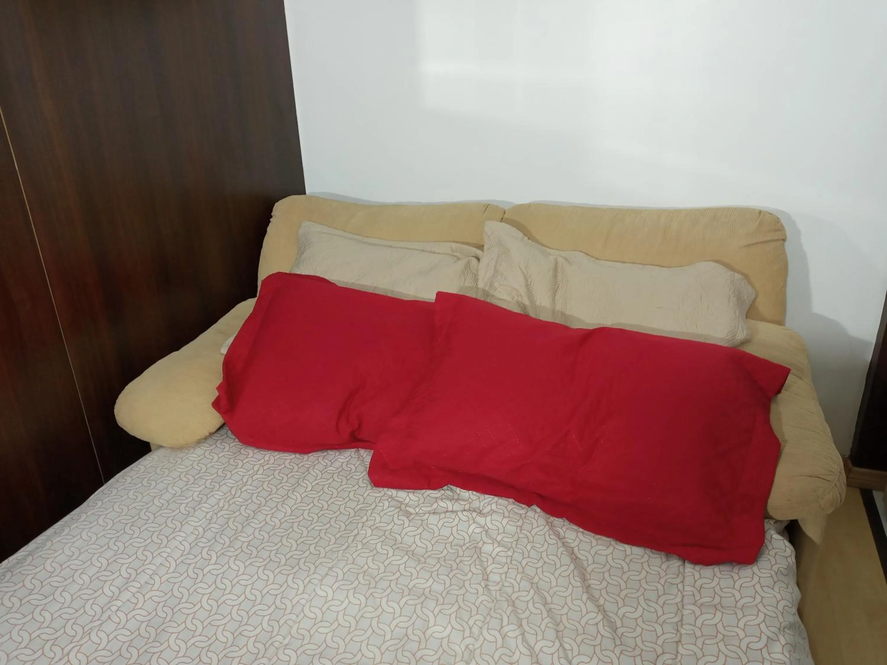 Bed in Fantástico apartamento no centro de Curitiba