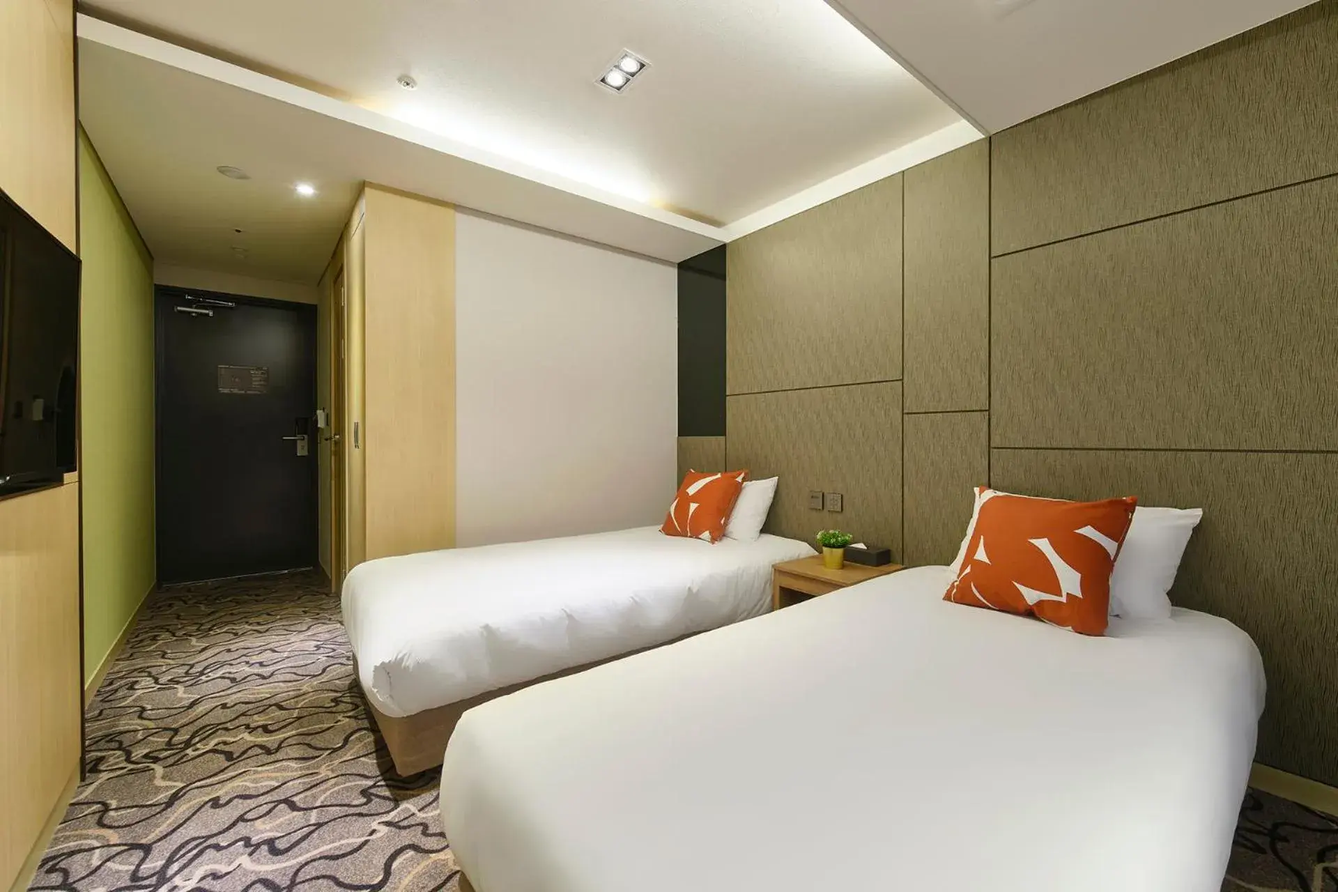 Bed in Jeju Grace Hotel Bed in Jeju Grace Hotel