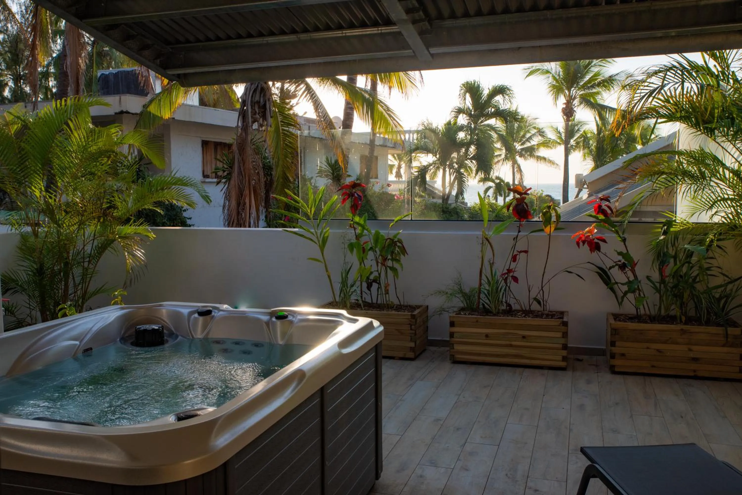 Garden view in Boutik Hôtel 2A - Adult Only