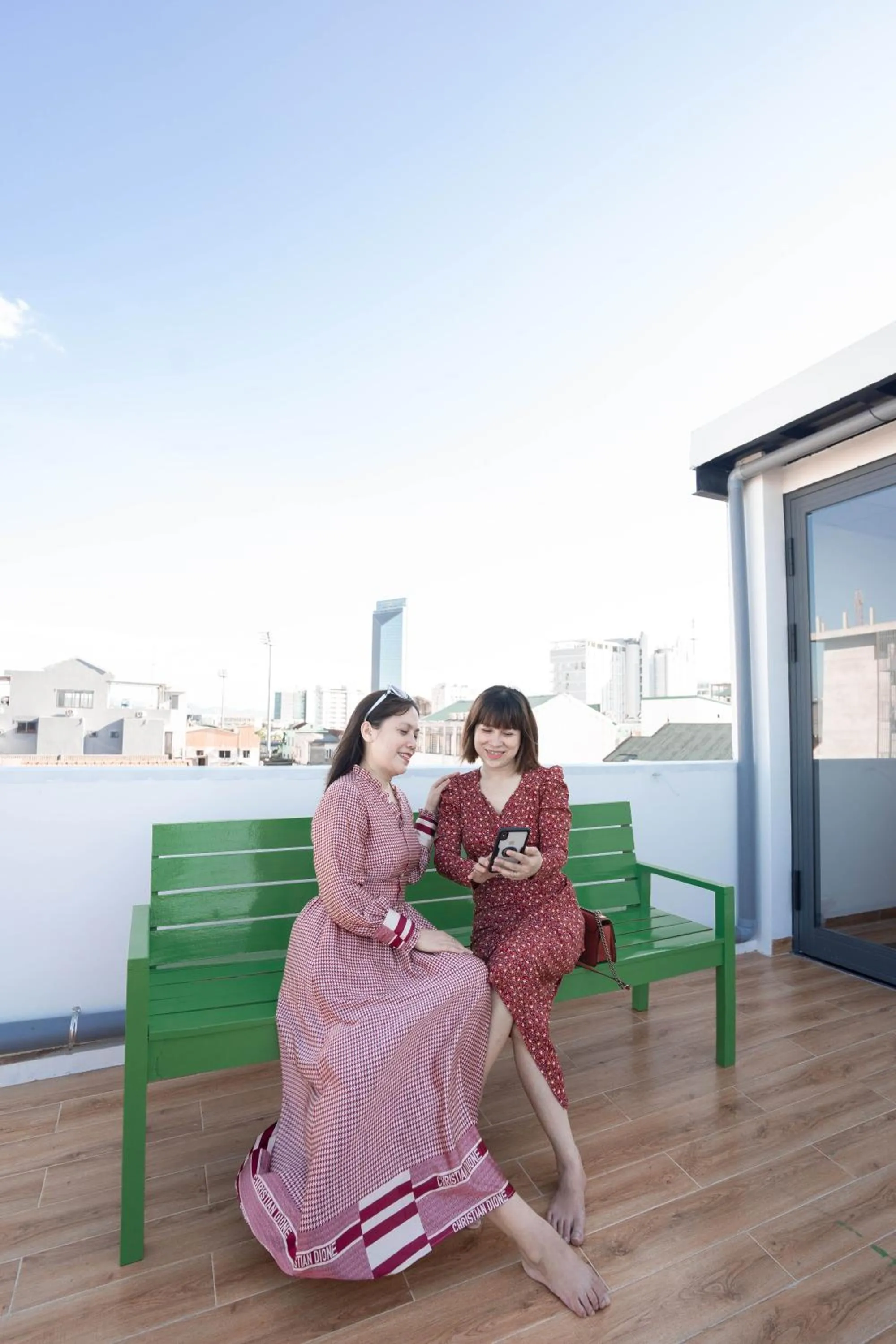 People in New World Hotel