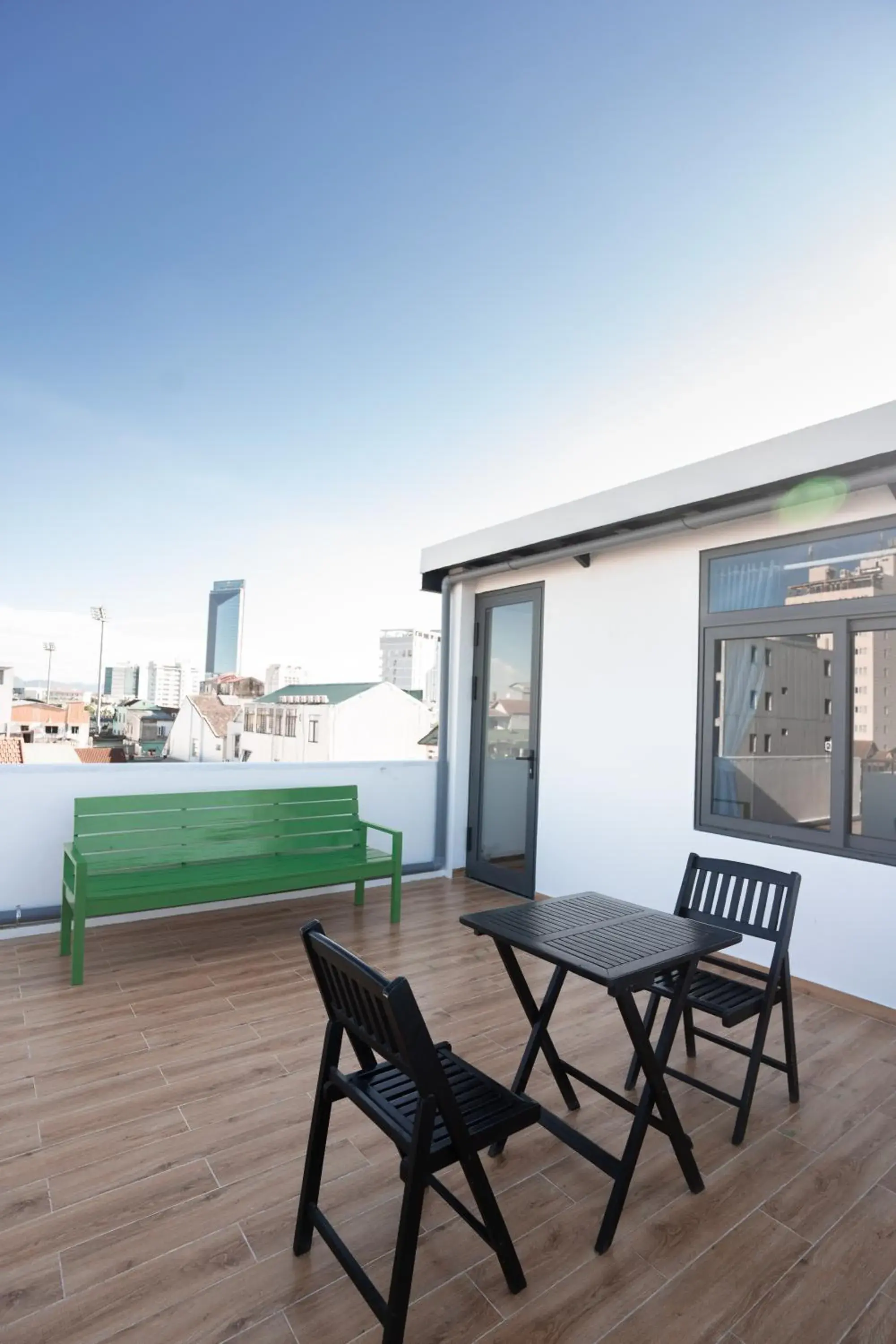 Patio in New World Hotel Patio in New World Hotel