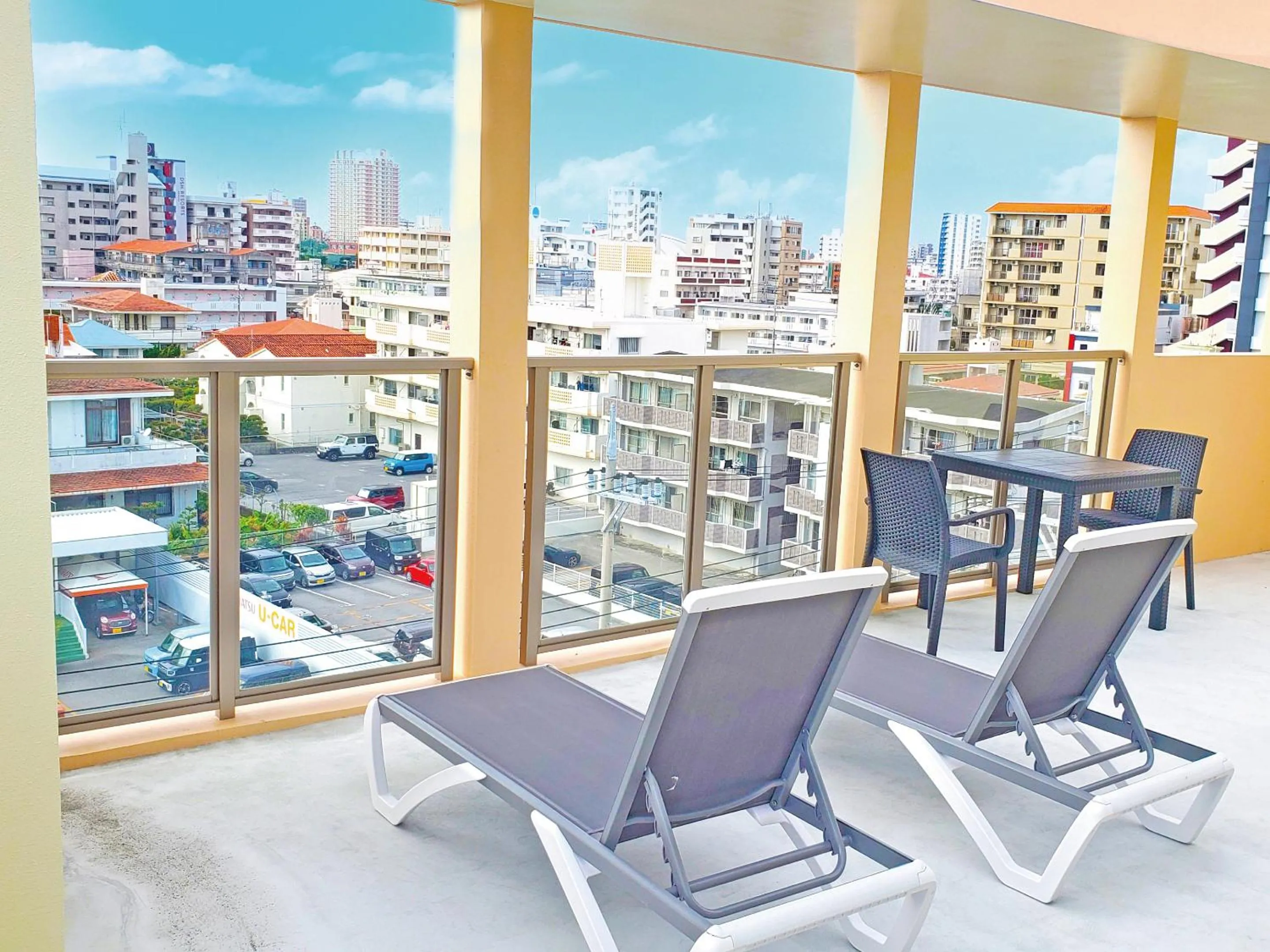 Balcony/Terrace in Terrace Resort Mihama Chatan