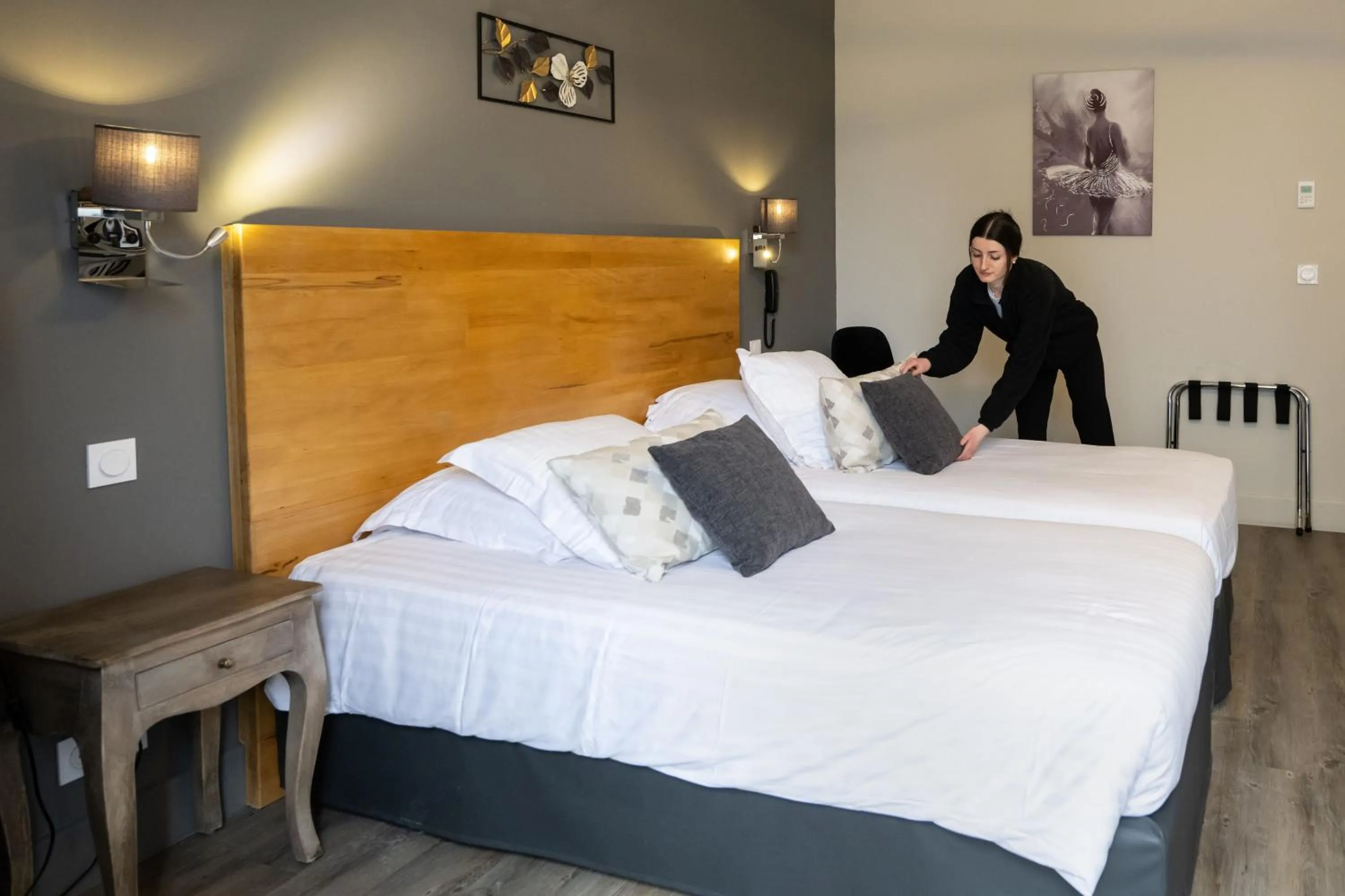 Bed in Belle Normandy