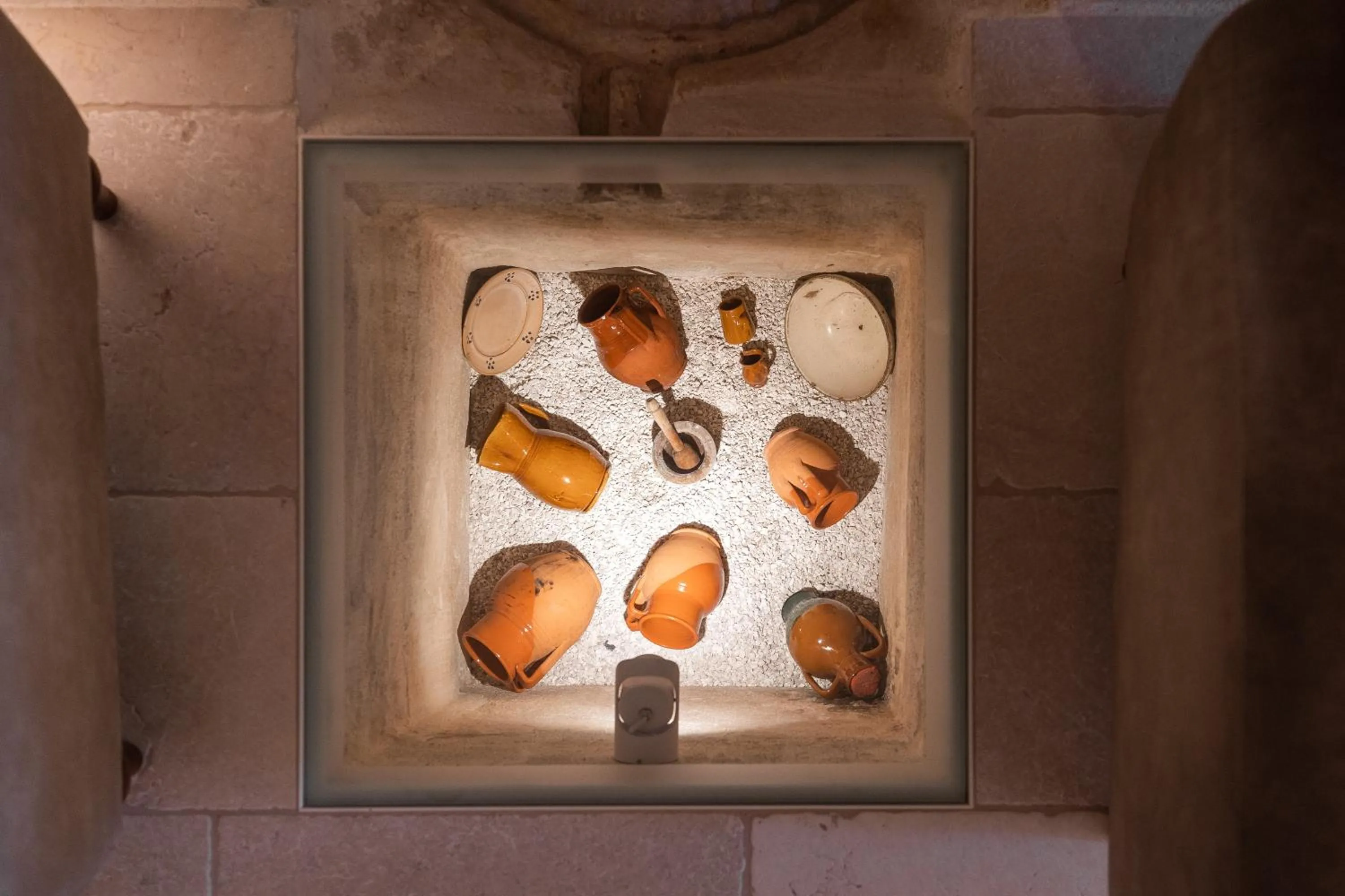 Decorative detail in Masseria Villa Verde