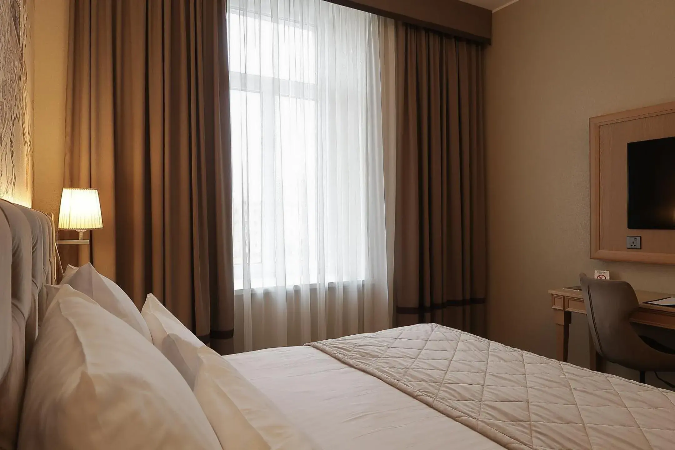 Bed in CALVARY Hotel & Restaurant Vilnius Bed in CALVARY Hotel & Restaurant Vilnius