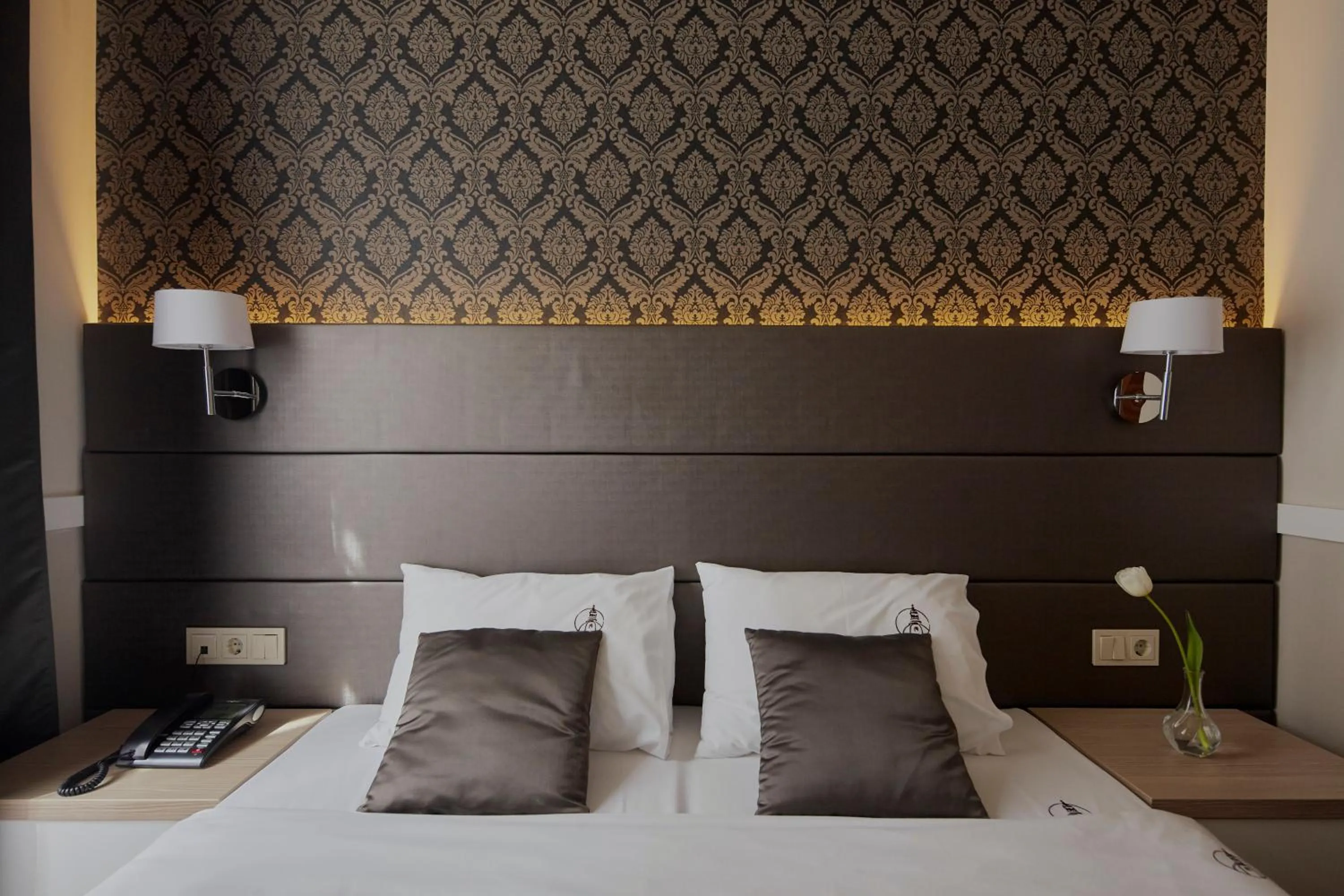 Bed in Hotel Central Basilica