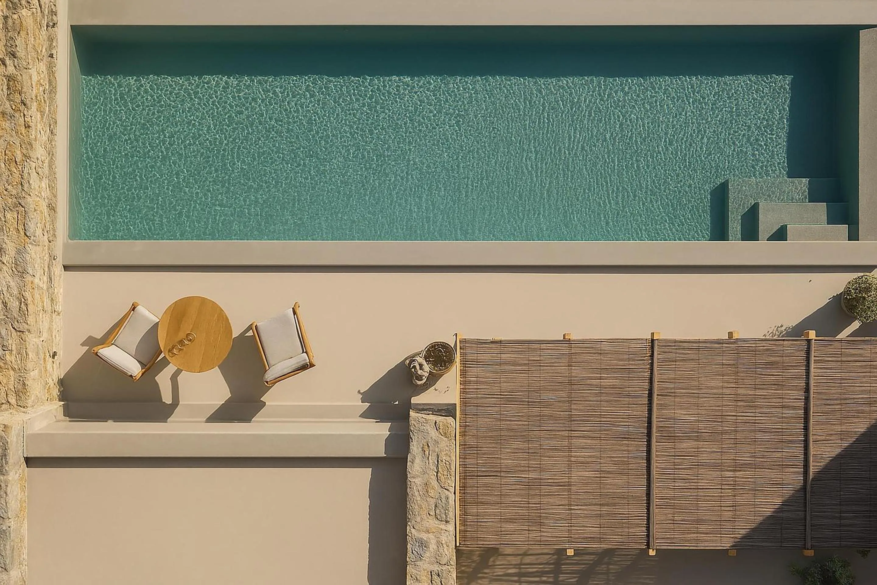 Balcony/Terrace in Collini Hotel Mykonos, WorldHotels Elite