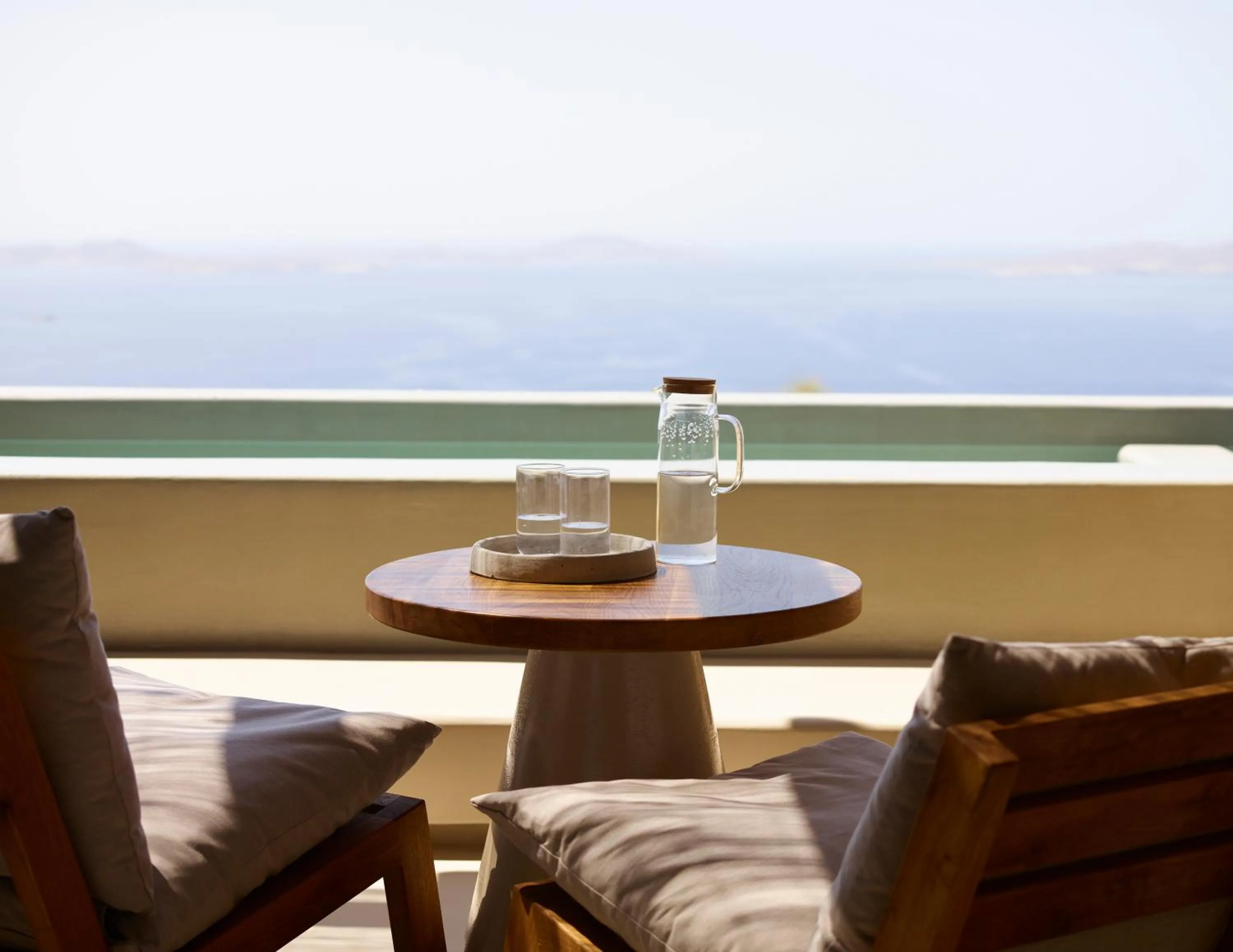 Balcony/Terrace in Collini Hotel Mykonos, WorldHotels Elite