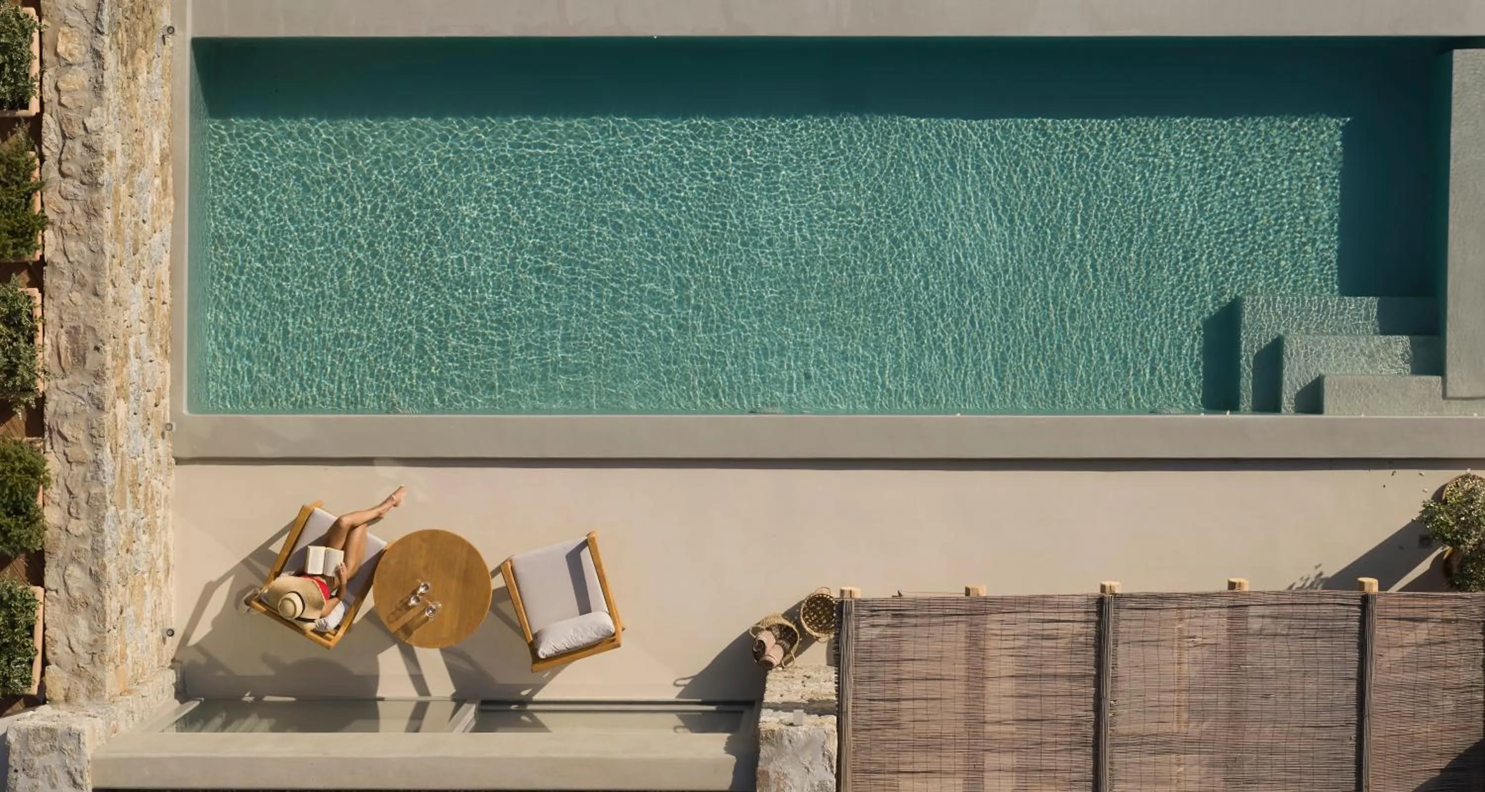 Pool view in Collini Hotel Mykonos, WorldHotels Elite