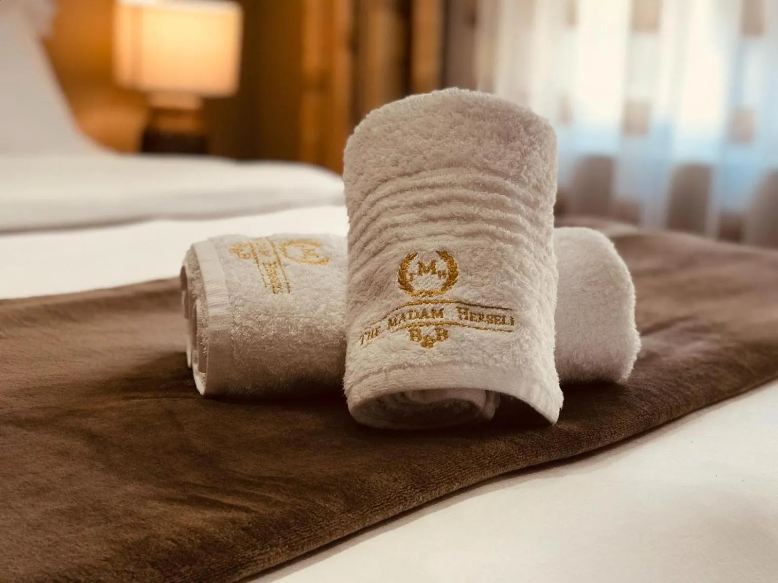 Bed in The Madam Herself B&B