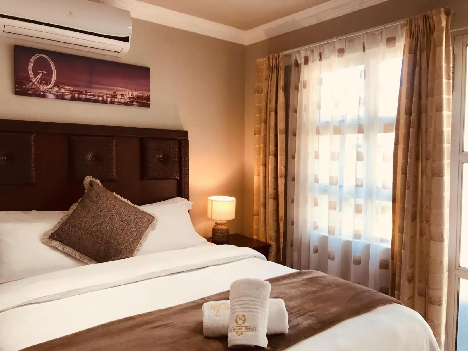 Bed in The Madam Herself B&B