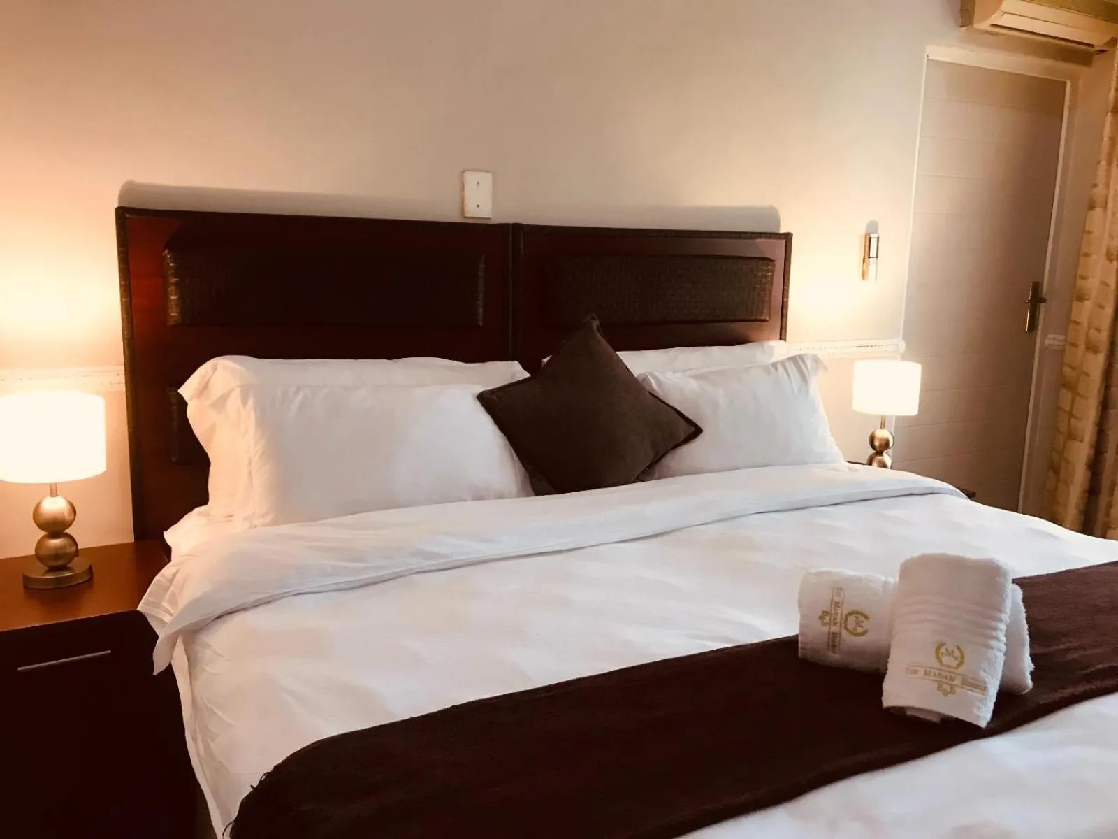 Bed in The Madam Herself B&B