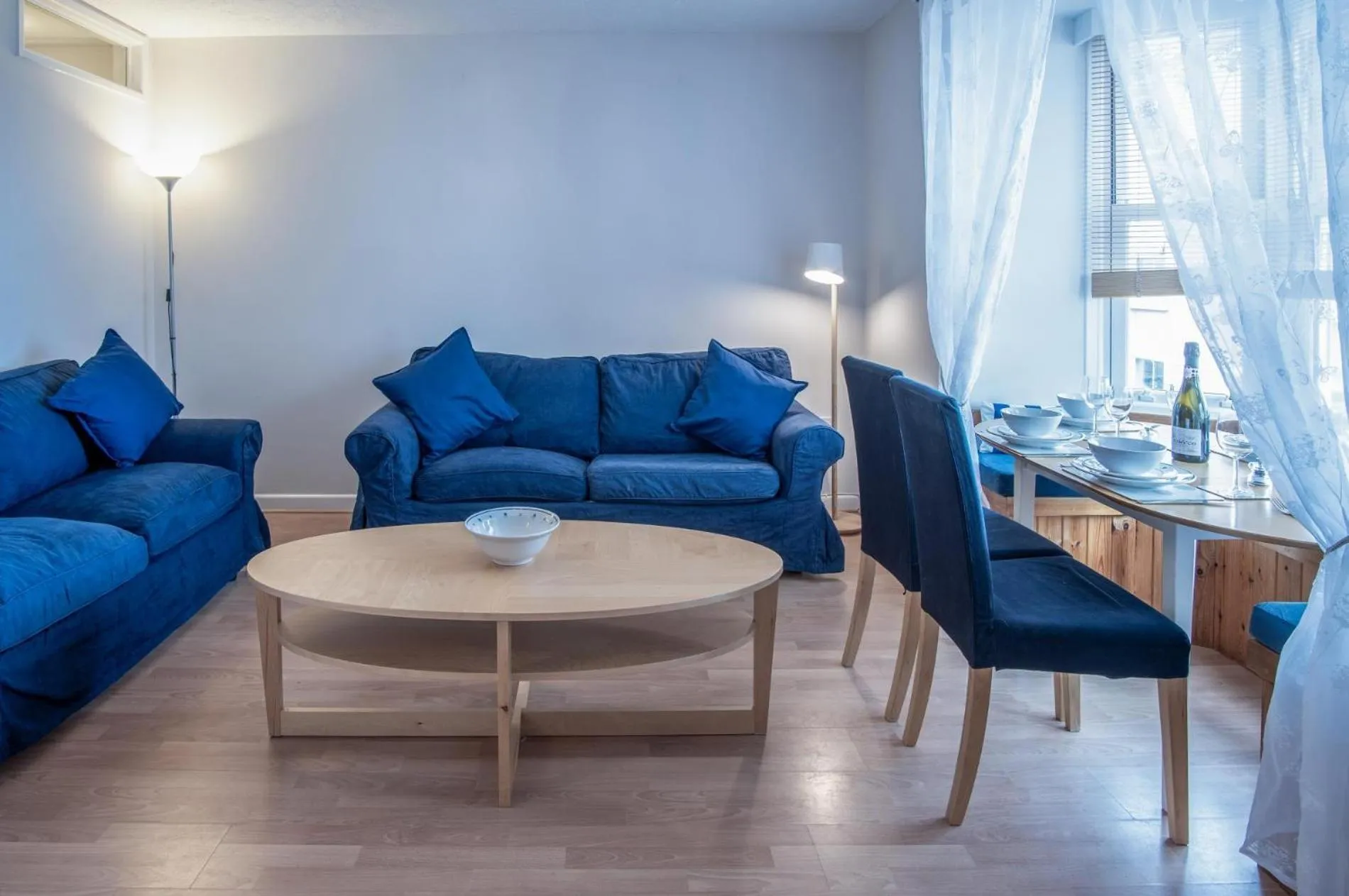 Floor plan in Starfish Apartment - 2 Bedroom Apartment - Tenby