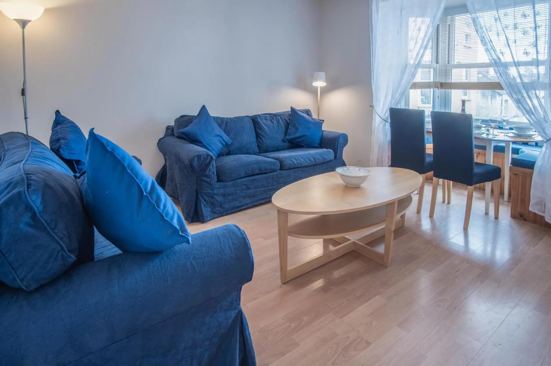 Floor plan in Starfish Apartment - 2 Bedroom Apartment - Tenby