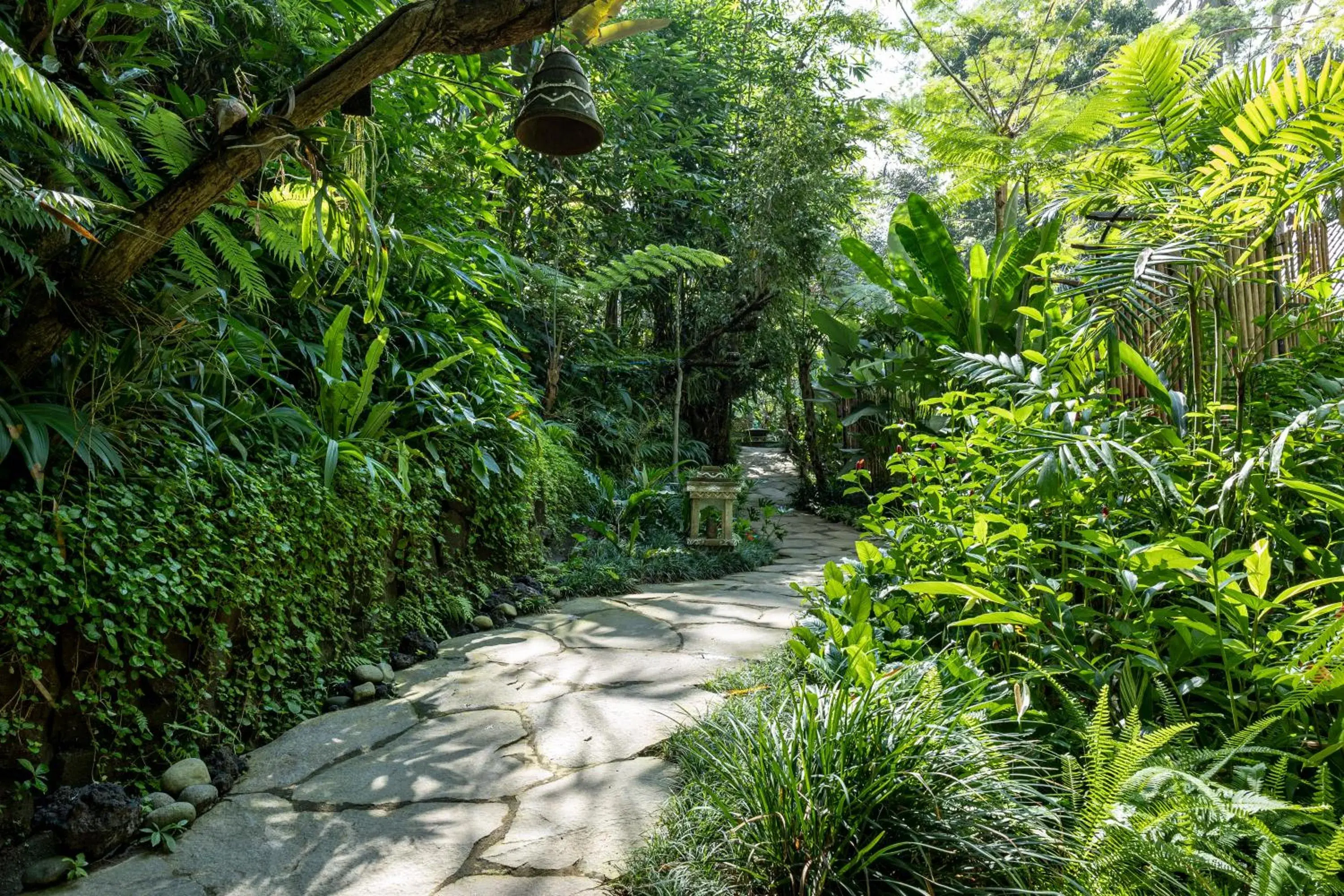 Garden view in Pramana Giri Kusuma Garden view in Pramana Giri Kusuma