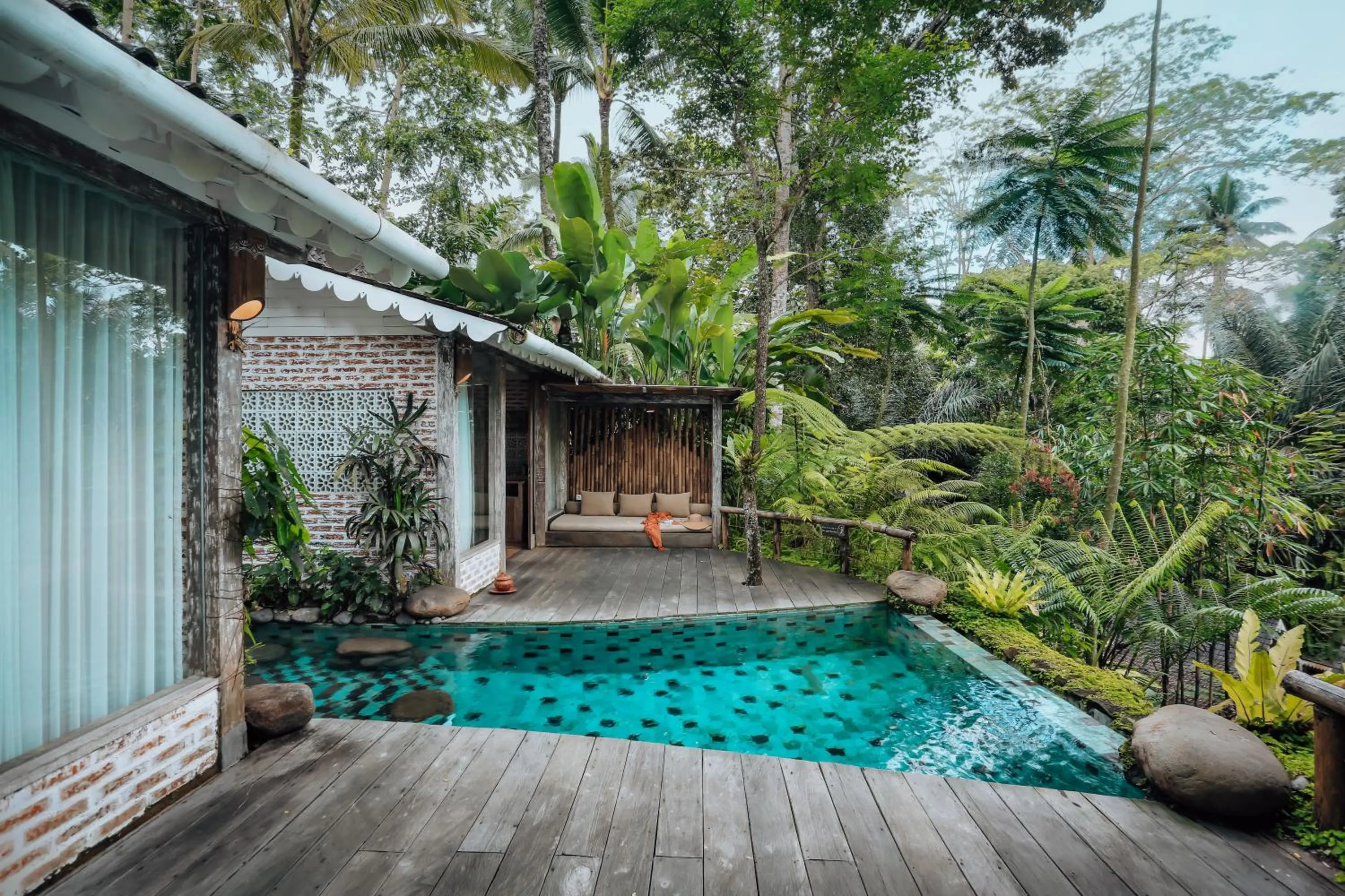 Pool view in Pramana Giri Kusuma