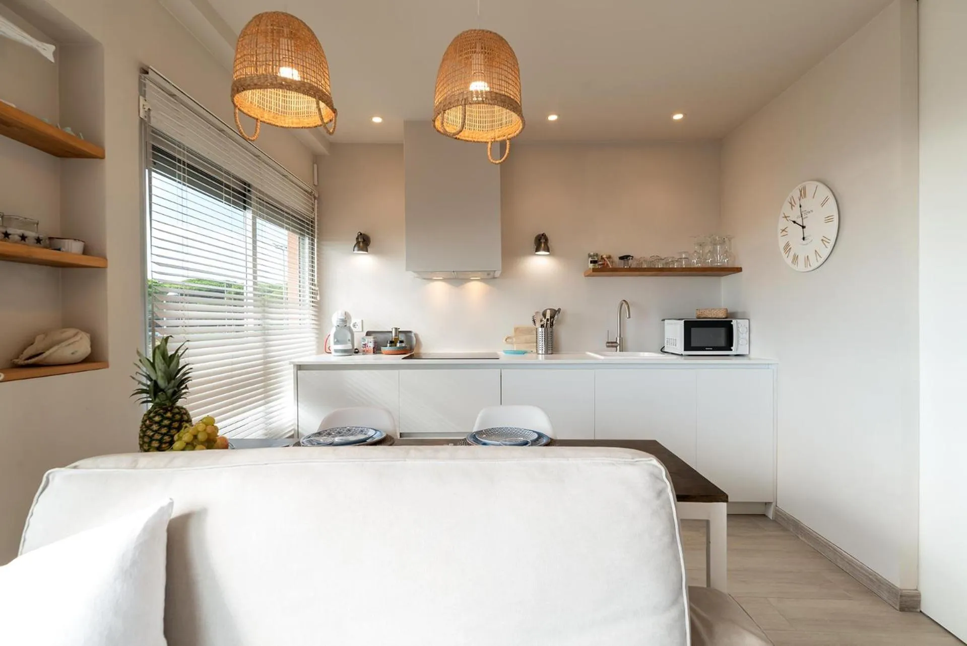 Living room in Ocean view apartment renovated