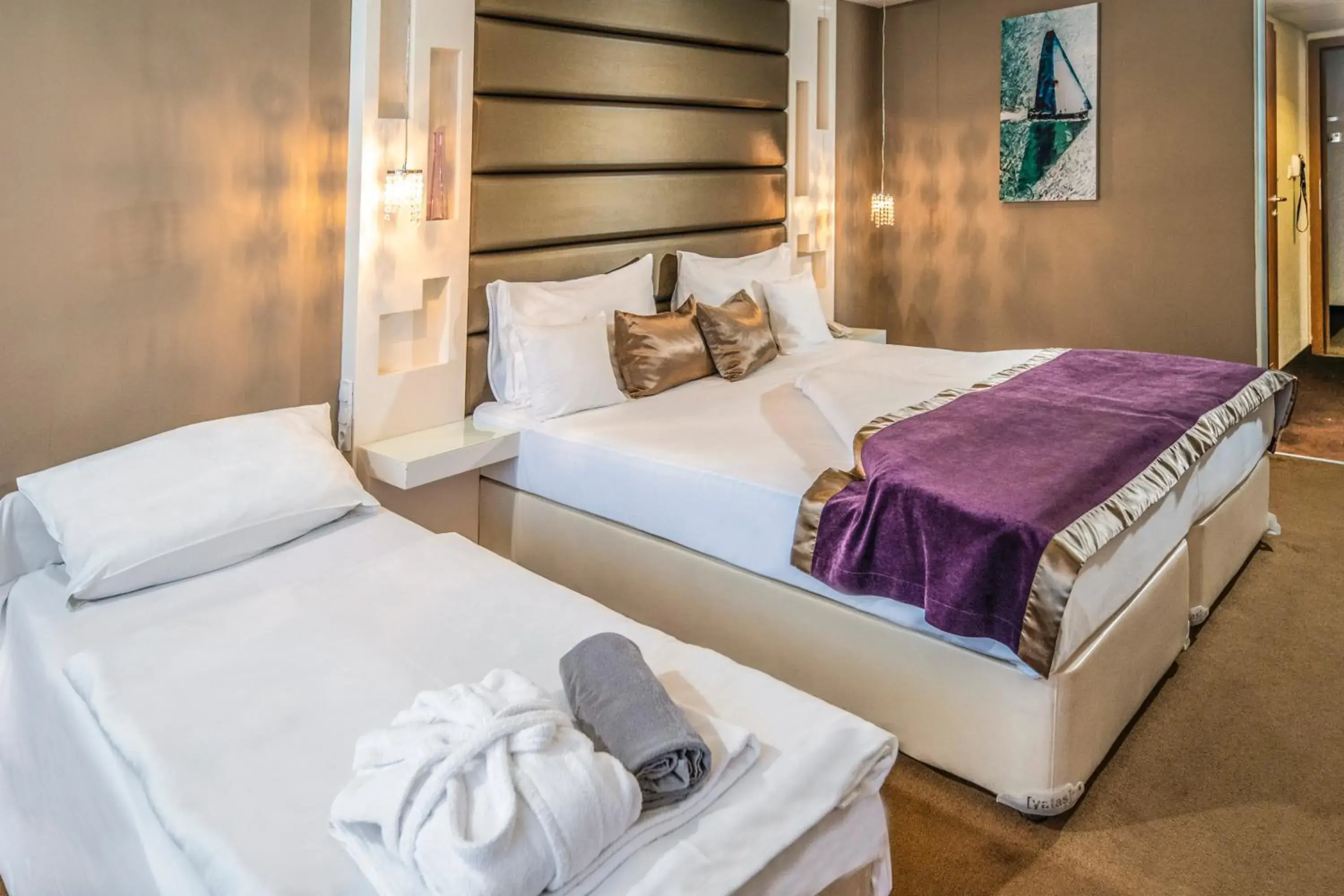 Bedroom, Bed in Residence Hotel Balaton Bedroom, Bed in Residence Hotel Balaton