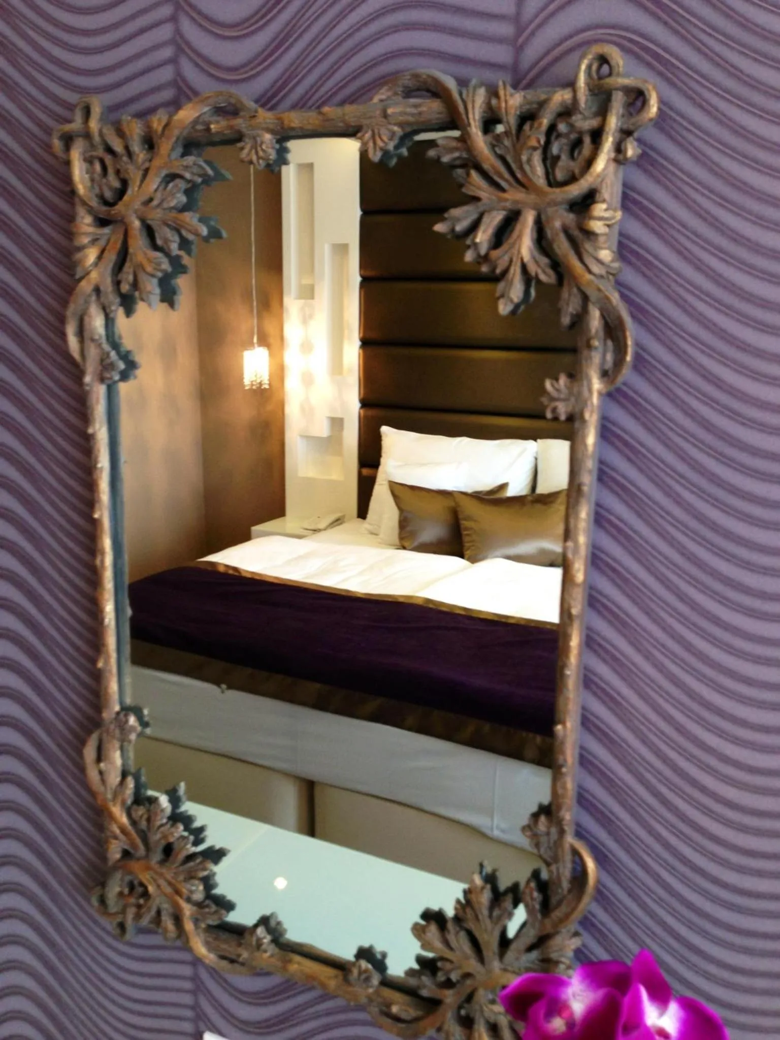 Decorative detail, Bed in Residence Hotel Balaton