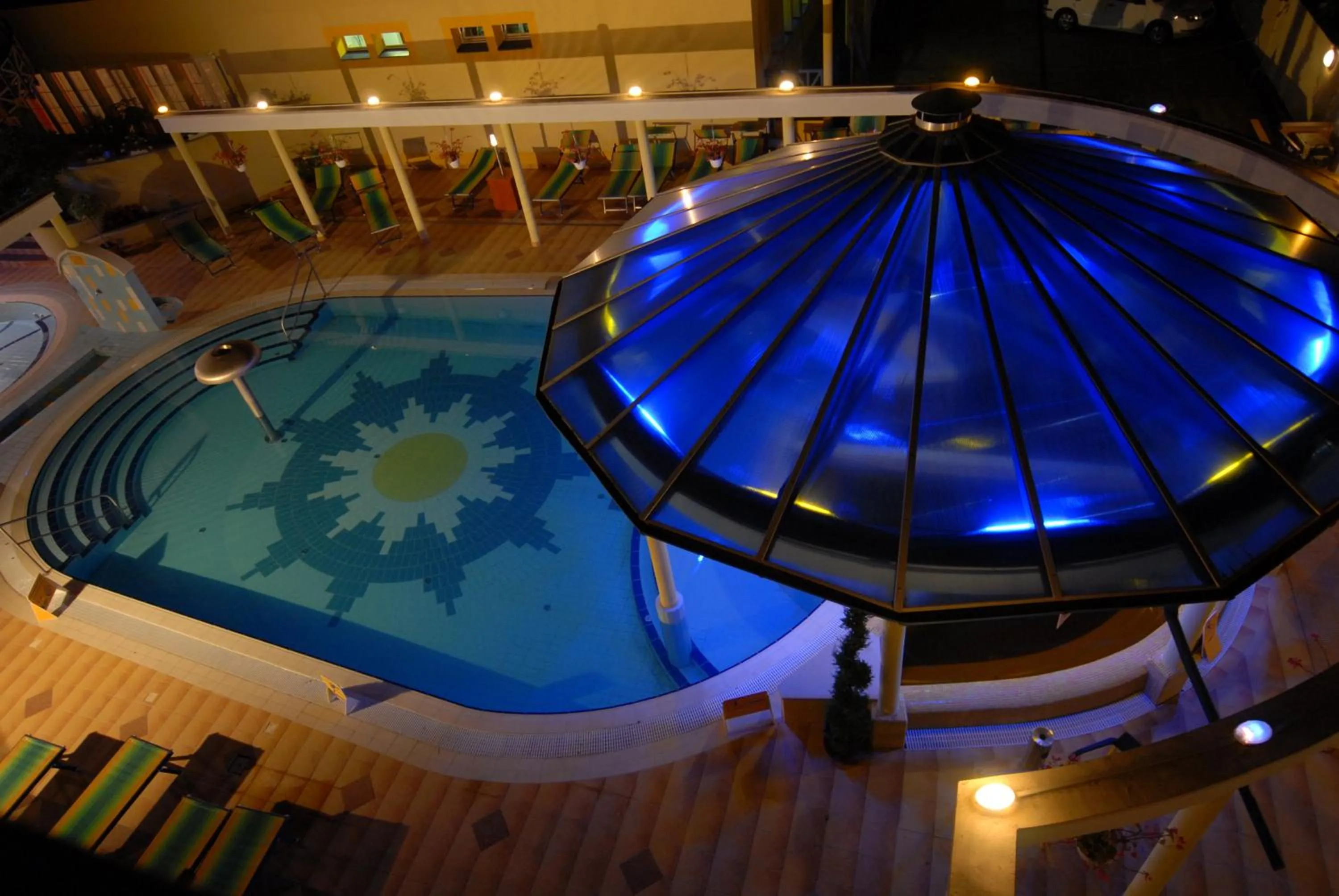 Pool view in Hotel Rudolf