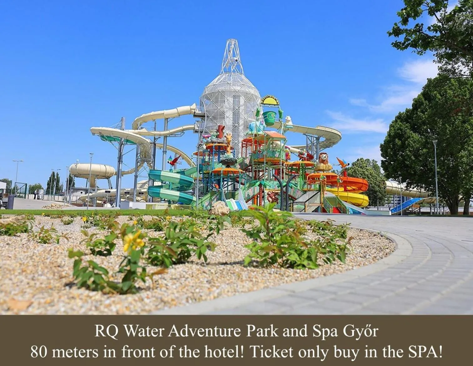 Aqua park in RQ Boutique & Unique Hotel