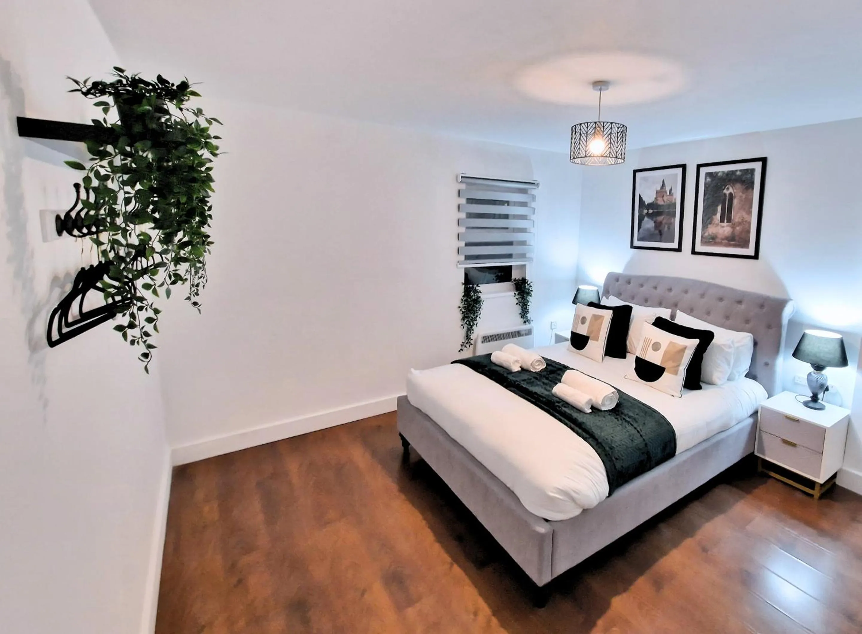 Bedroom, Bed in Manchester Apartments by BEVOLVE - City Centre