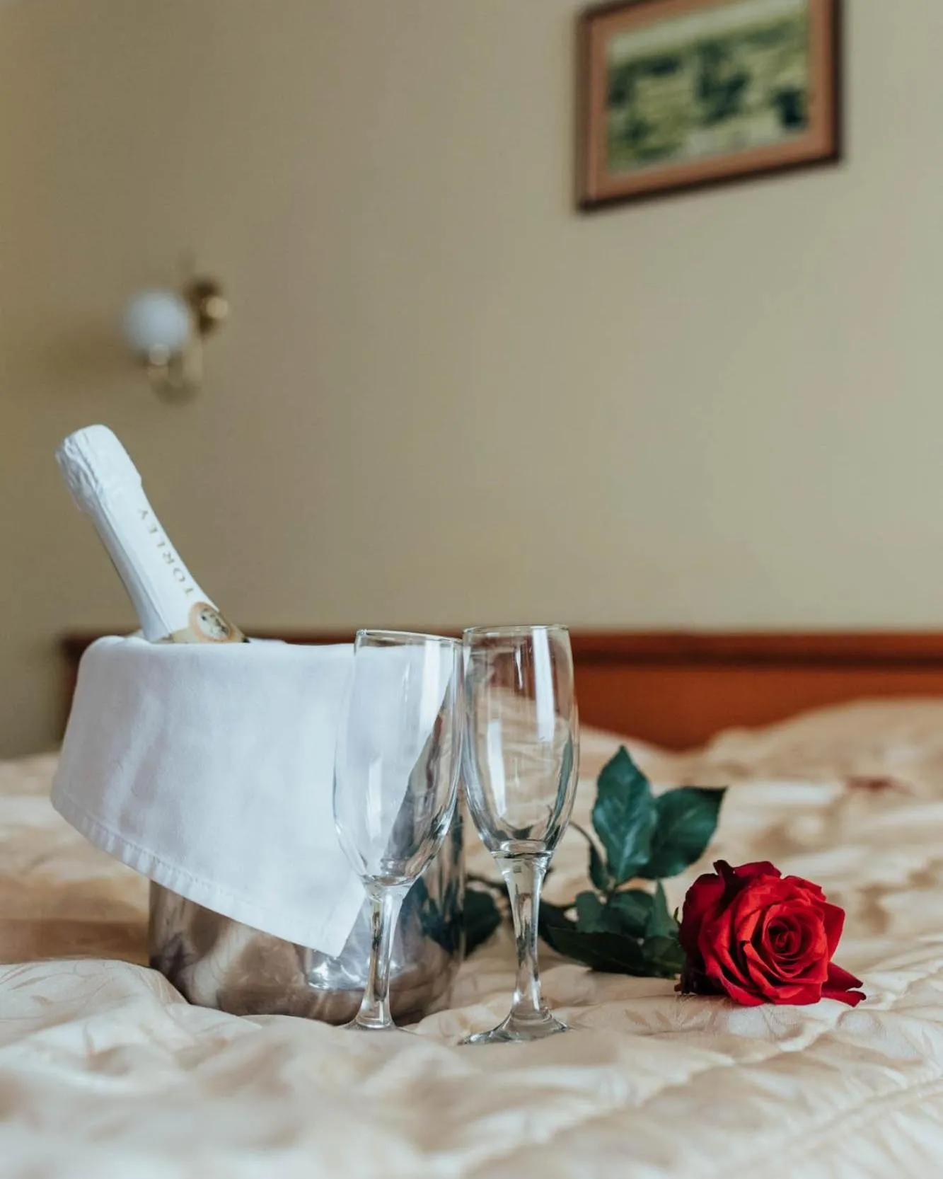 Bed in Hotel Korona Wellness, Rendezvény és Borszálloda