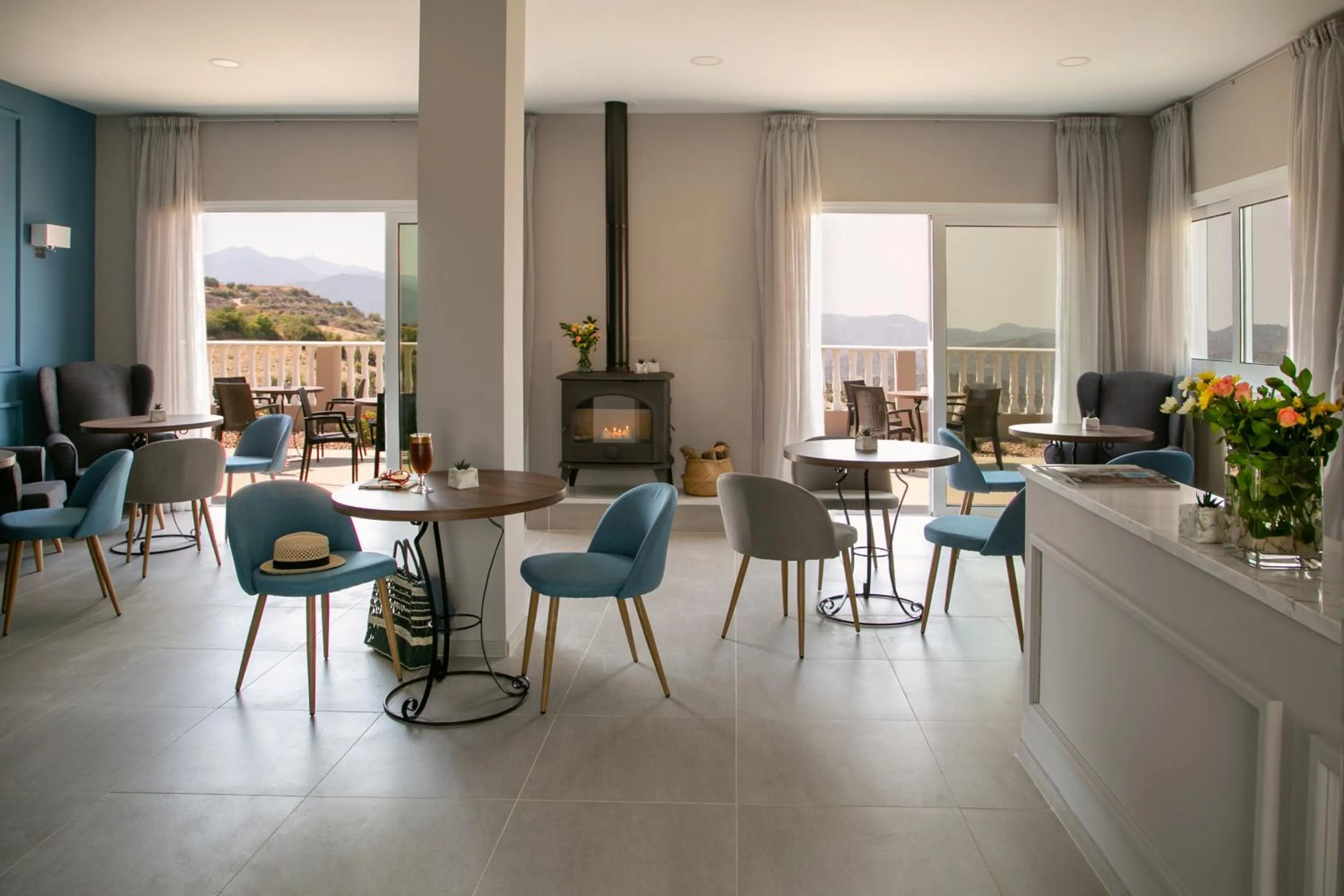 Seating area in Archontiko Kiverniti